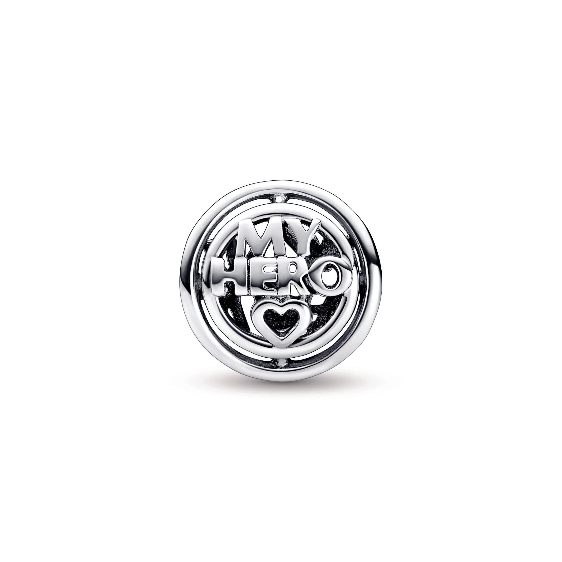 PANDORA Mum Hero Openwork Charm Sterling Silver Mothers Day Charms Bracelet Charm Jewelry Gift