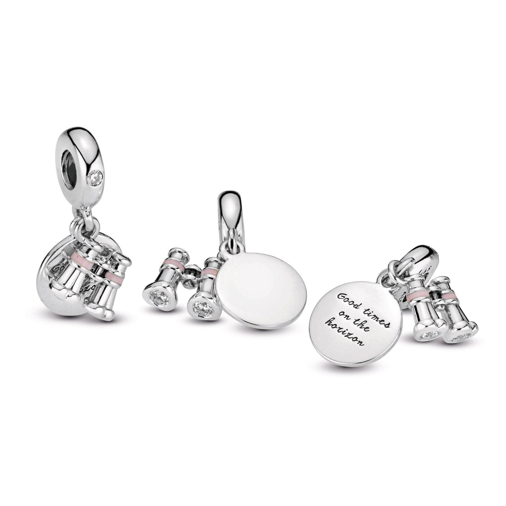 PANDORA Binoculars Dangle Charm Sterling Silver Charms Bracelet Charm Jewelry Gift
