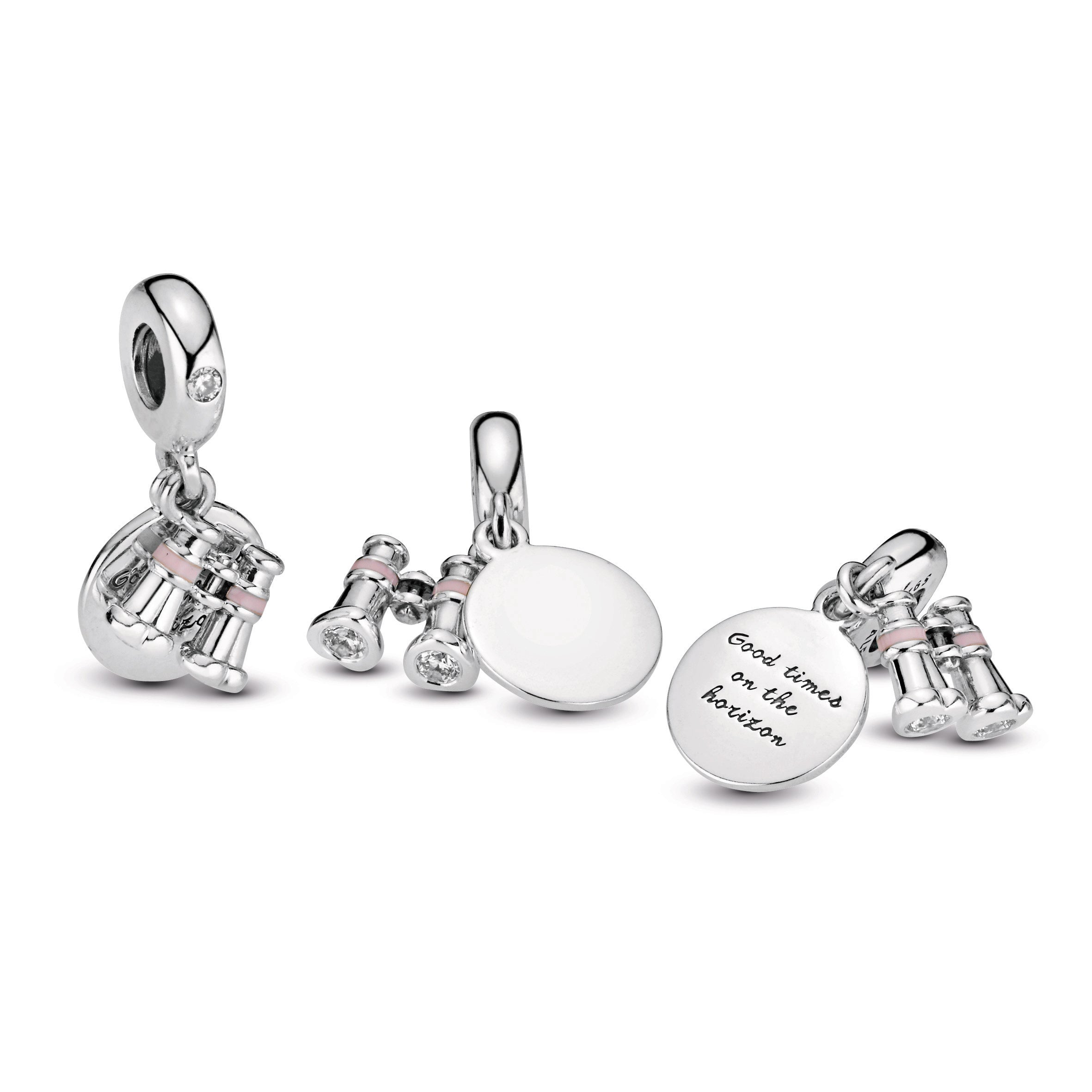 PANDORA Binoculars Dangle Charm Sterling Silver Charms Bracelet Charm Jewelry Gift