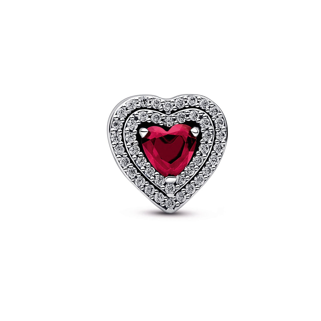 PANDORA Sparkling Levelled Heart Charm Crystals Charms Bracelet Charm Jewelry Gift