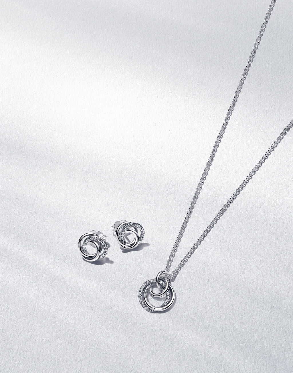 PANDORA Encircled Family Love Necklace And Earring Gift Set Giftsets Statement Ring Jewelry Gift
