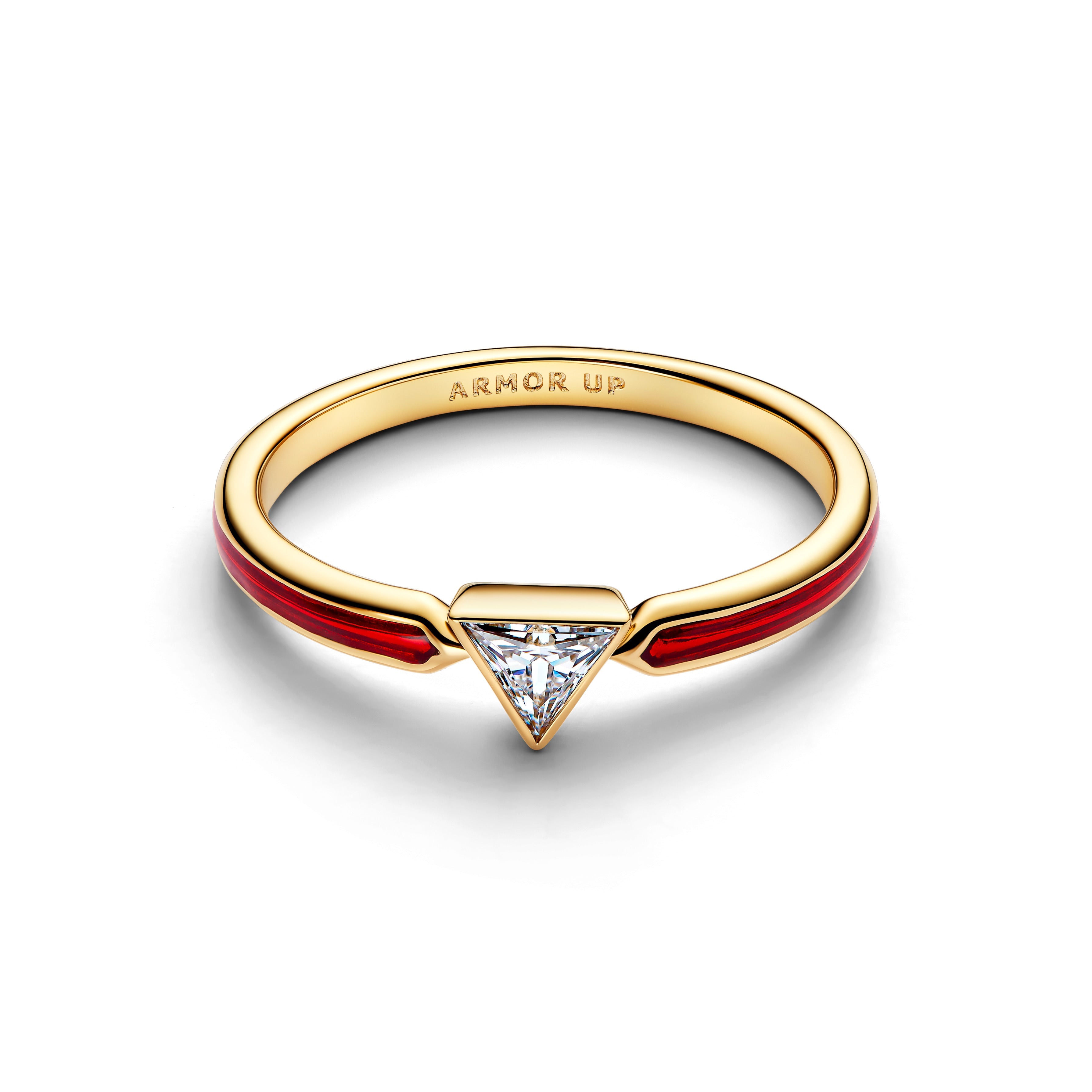 PANDORA Marvel Iron Man Ring 14K Gold Plated Unique Metal Blend Marvel X PANDORA Rings Statement Ring Jewelry Gift