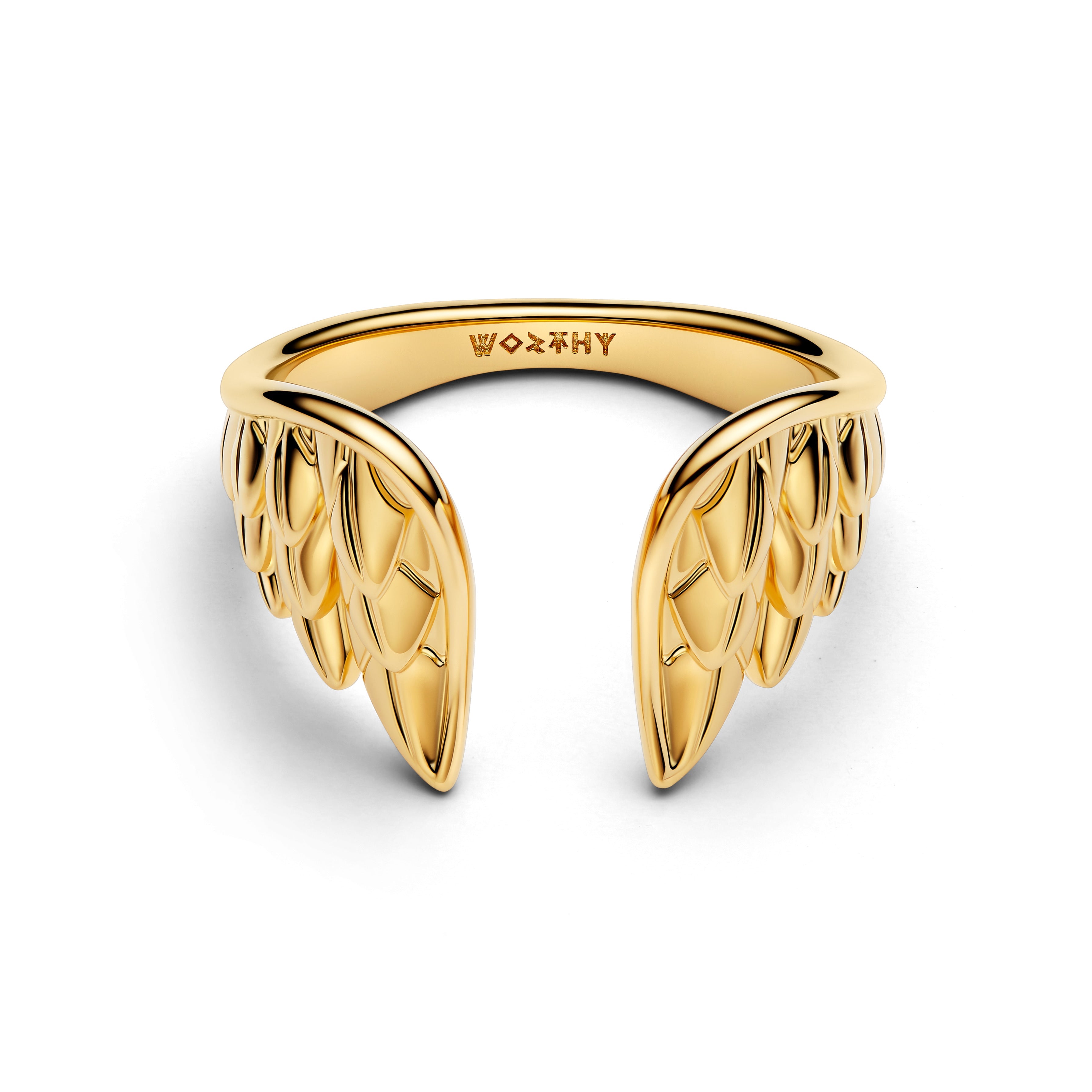 PANDORA Marvel Thor Wings Open Ring 14K Gold Plated Unique Metal Blend Marvel X PANDORA Rings Statement Ring Jewelry Gift