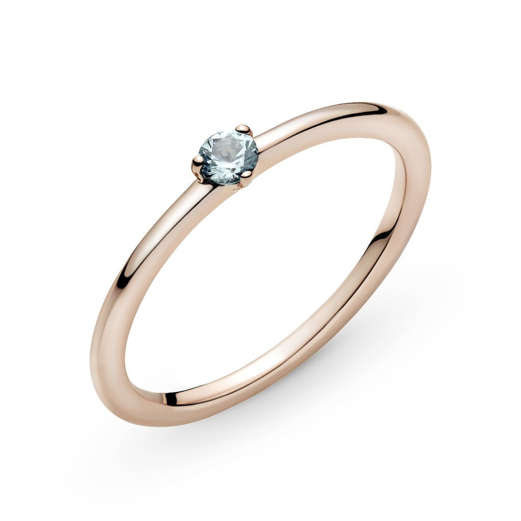 PANDORA Light Blue Solitaire Ring Rings Statement Ring Jewelry Gift