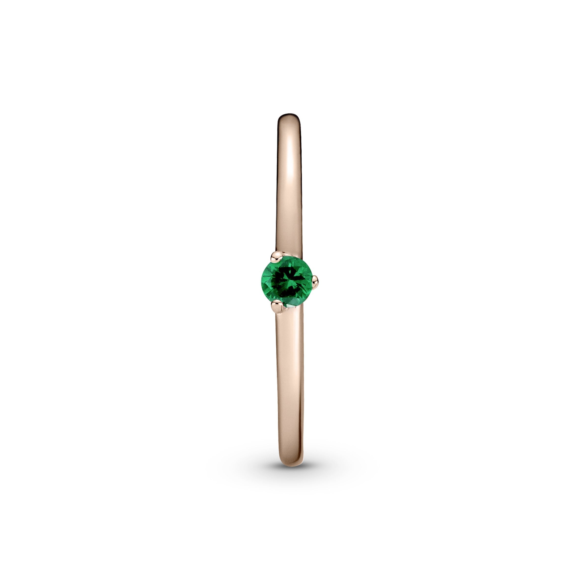PANDORA Green Solitaire Ring Rings Statement Ring Jewelry Gift