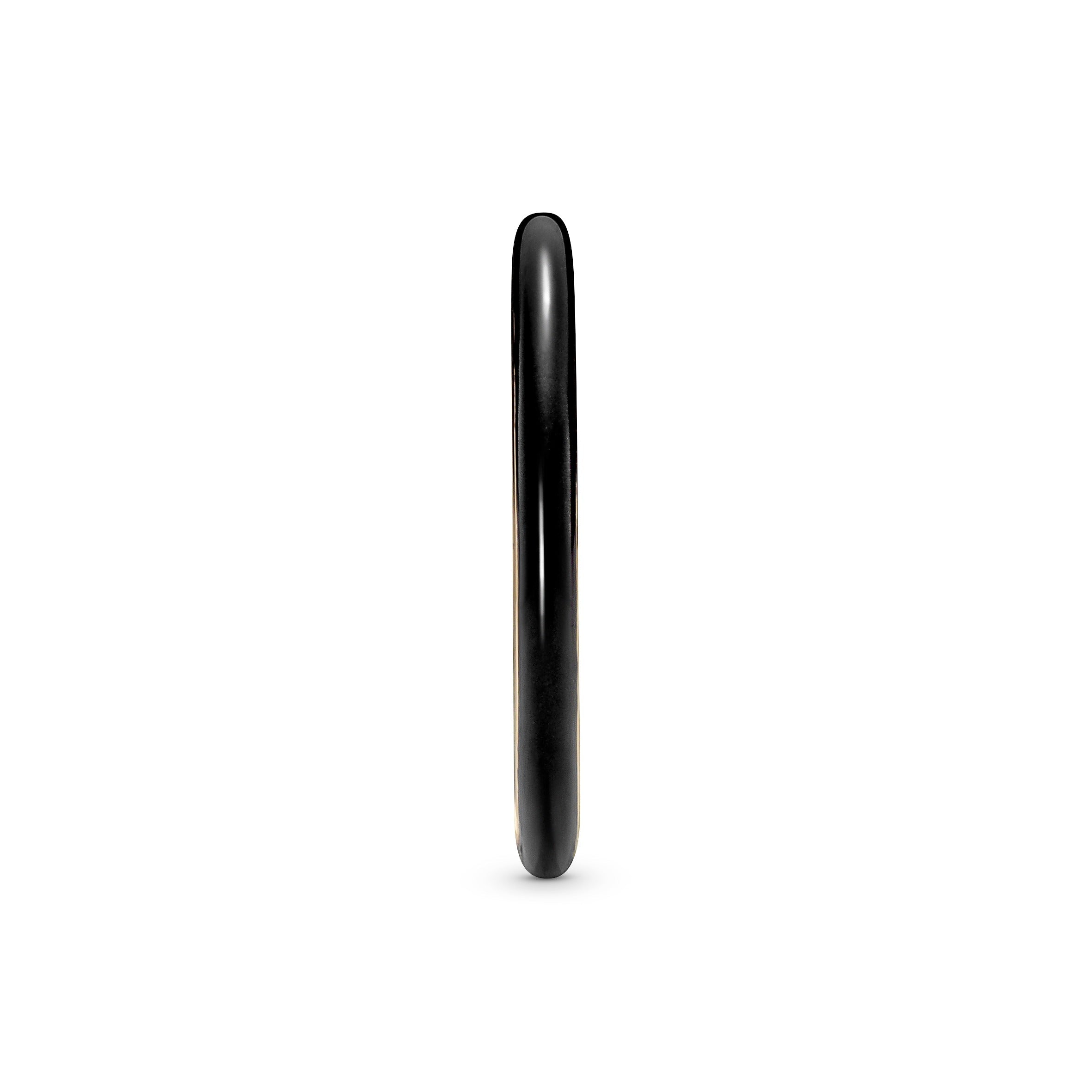 PANDORA ME Black Enamel Ring 14K Rose Gold Plated Unique Metal Blend Rings Statement Ring Jewelry Gift