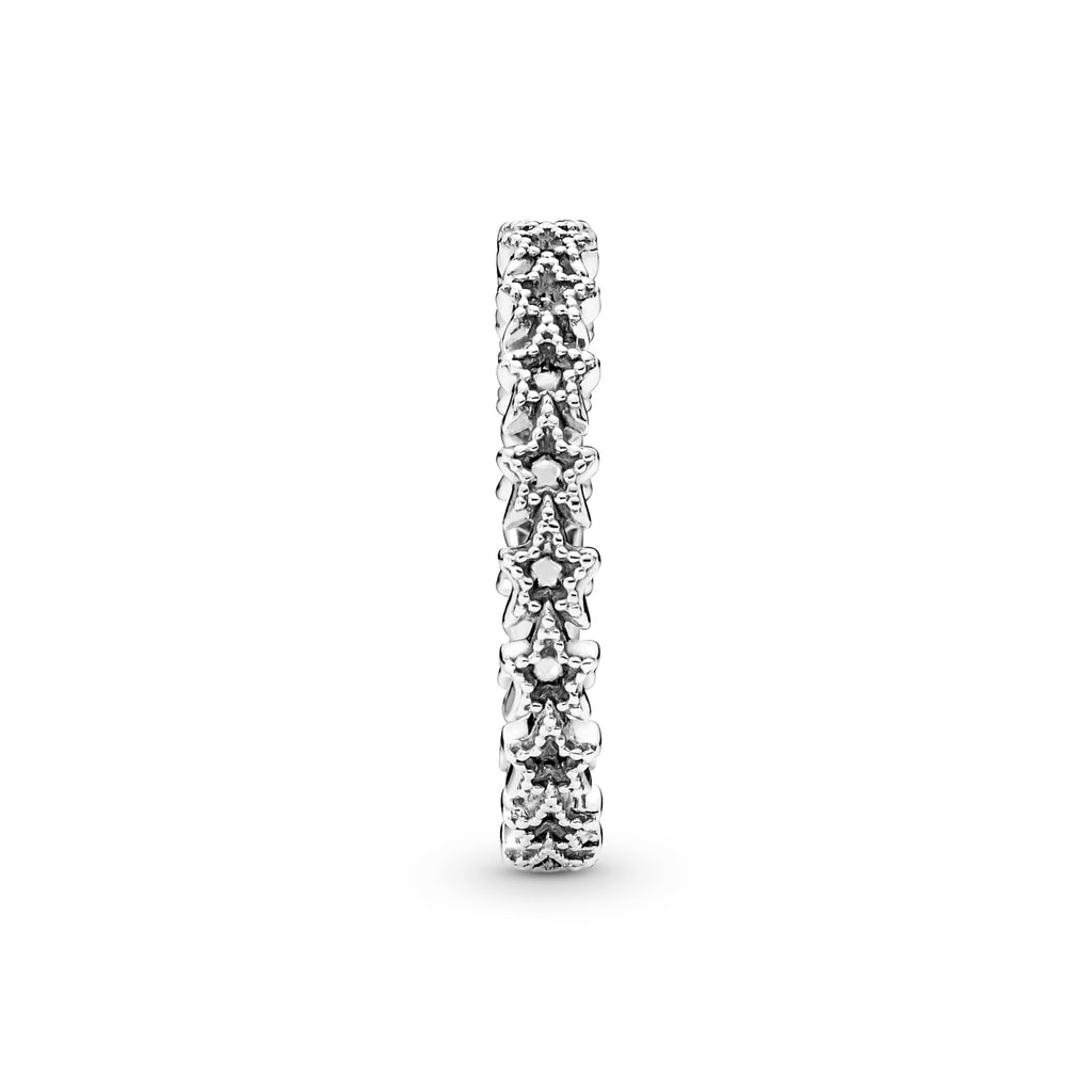 PANDORA Band Of Asymmetric Stars Ring Sterling Silver Nature Rings Statement Ring Jewelry Gift
