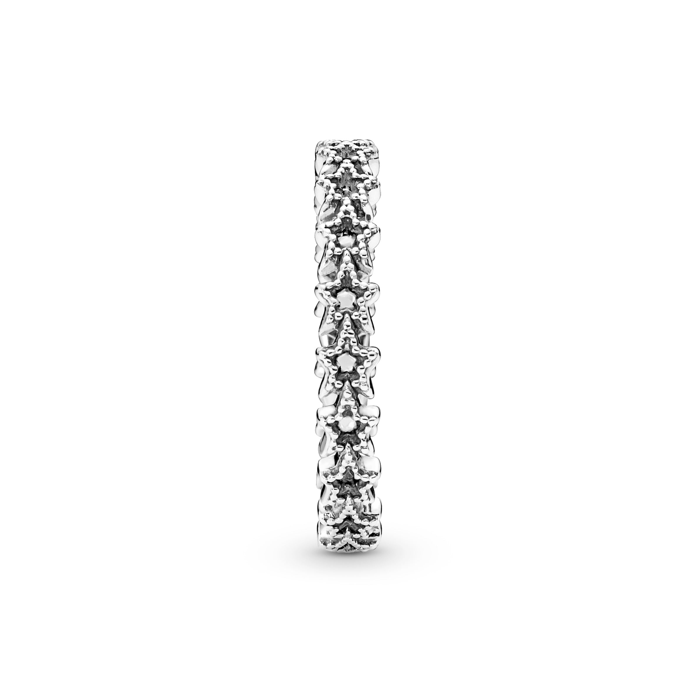PANDORA Band Of Asymmetric Stars Ring Sterling Silver Nature Rings Statement Ring Jewelry Gift