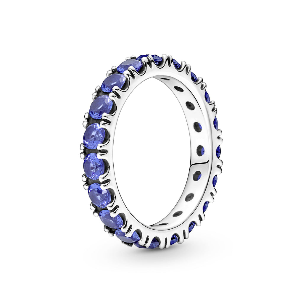 PANDORA Sparkling Row Eternity Ring Crystals Weddings Rings Statement Ring Jewelry Gift