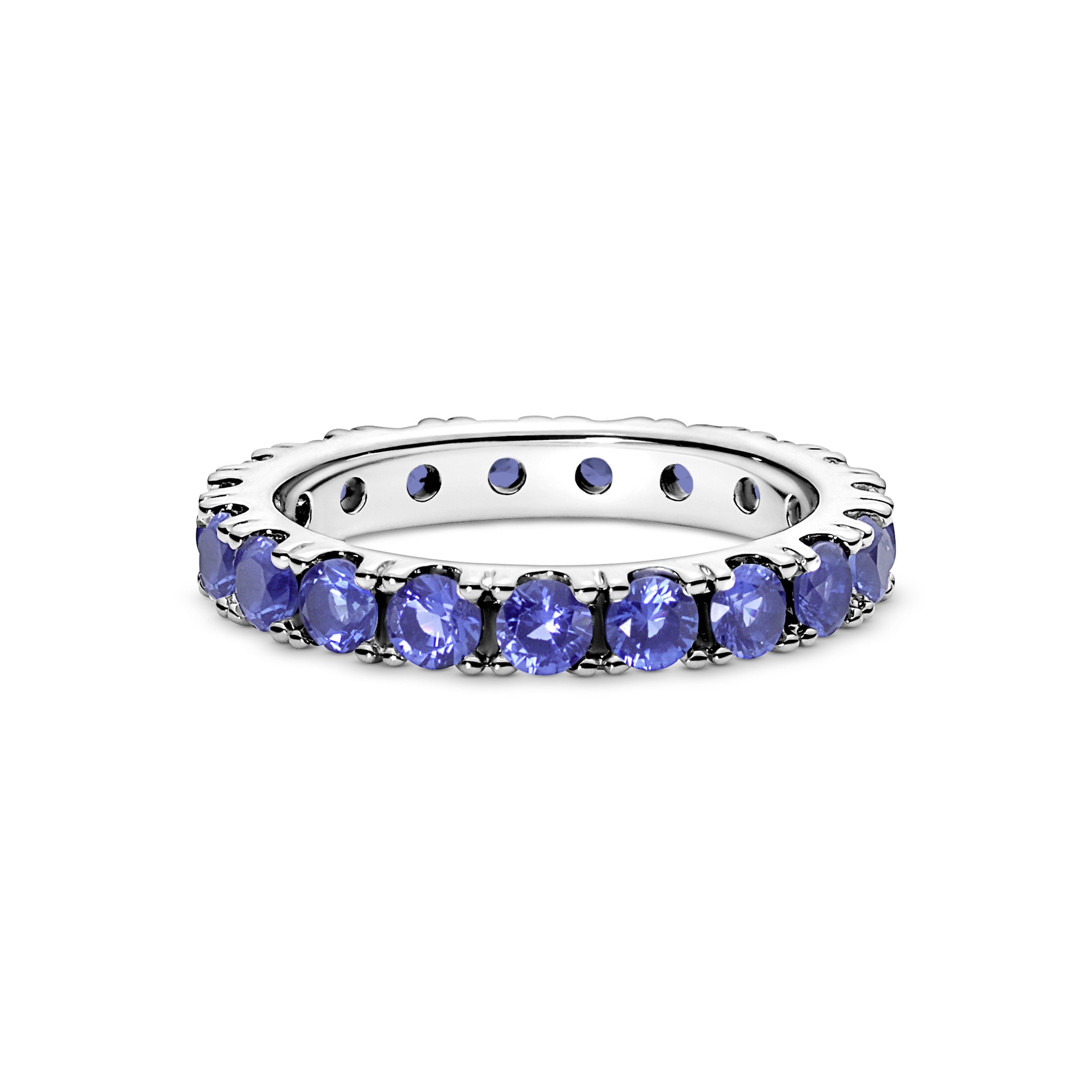 PANDORA Sparkling Row Eternity Ring Crystals Weddings Rings Statement Ring Jewelry Gift