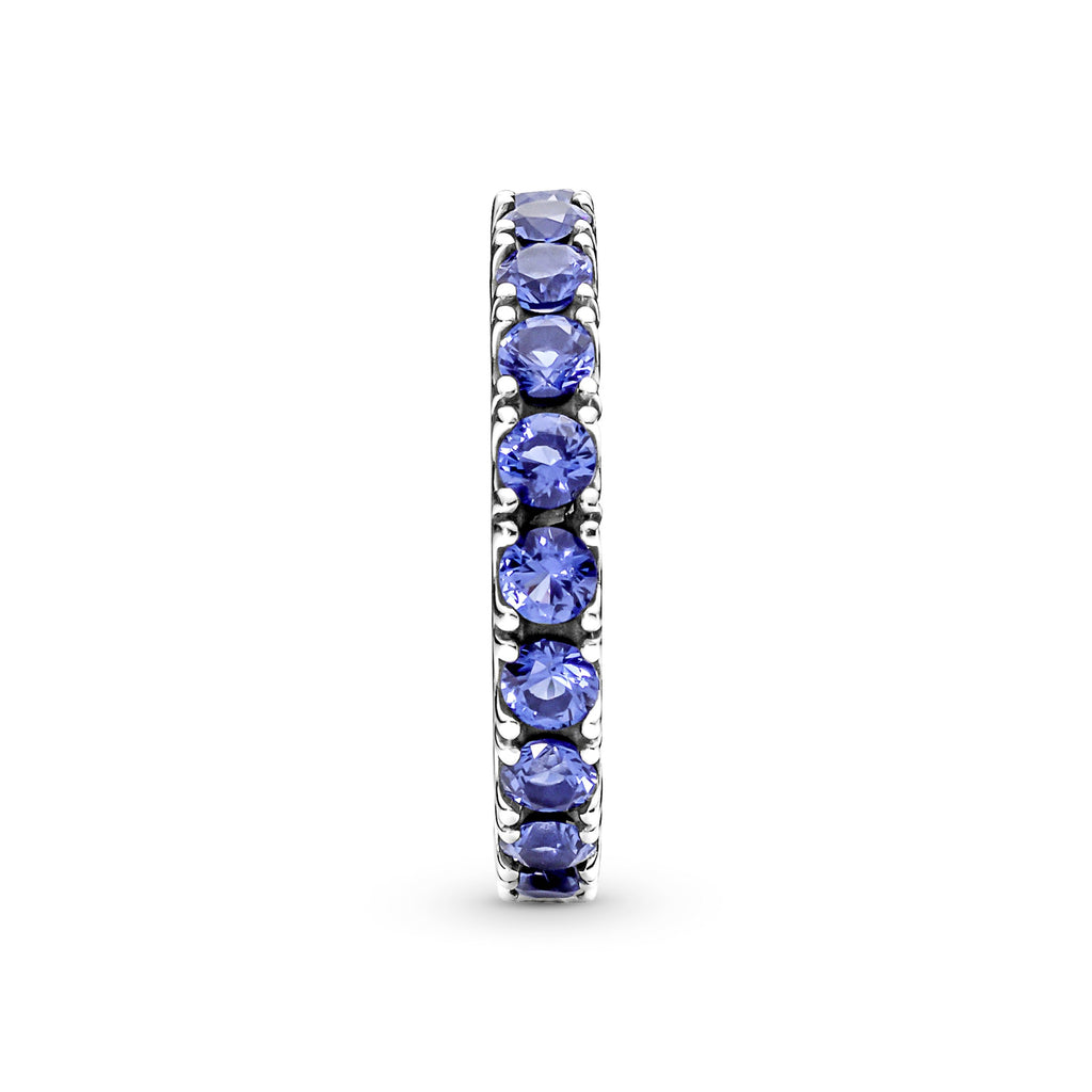 PANDORA Sparkling Row Eternity Ring Crystals Weddings Rings Statement Ring Jewelry Gift