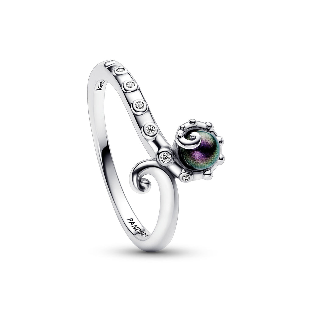 PANDORA Disney The Little Mermaid Ursula Ring Sterling Silver Purple Rings Statement Ring Jewelry Gift