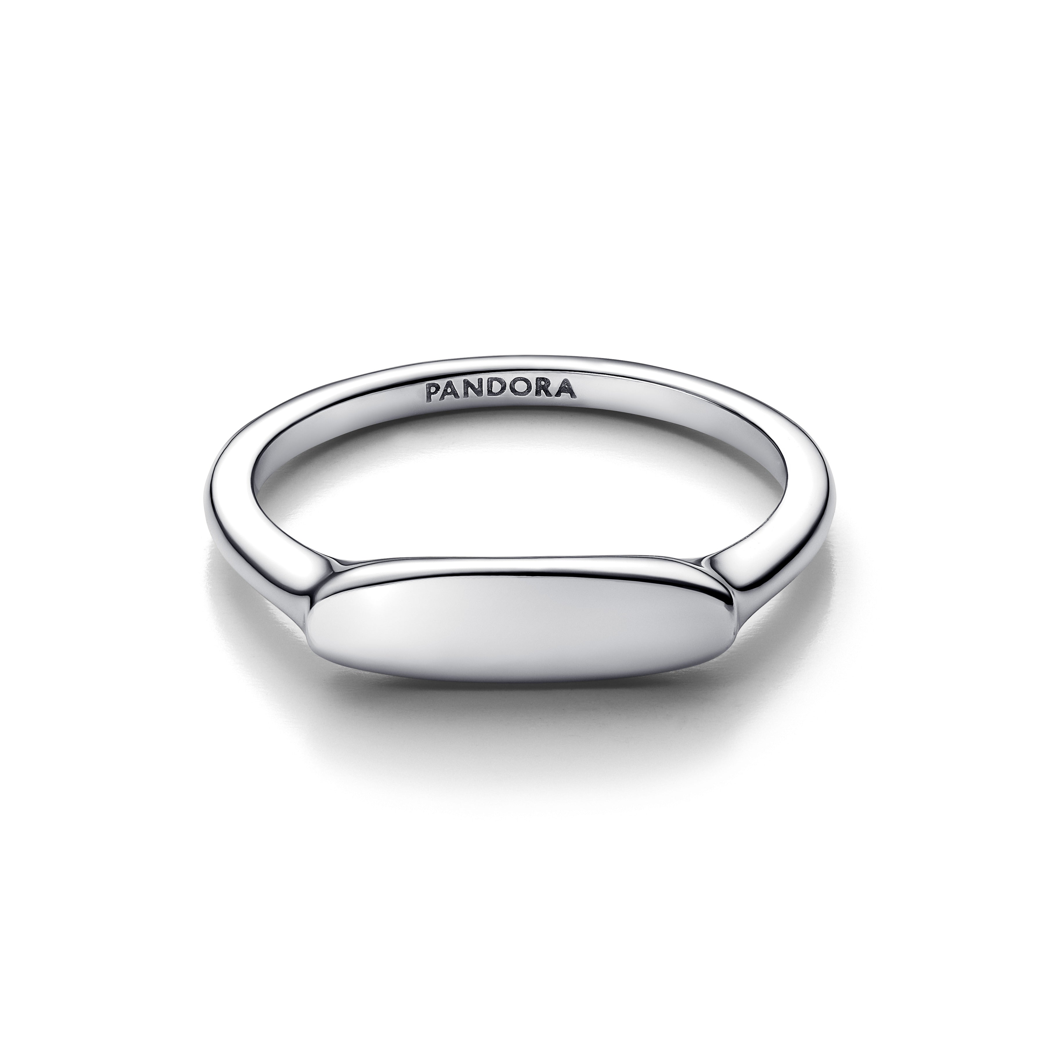 PANDORA Engravable Bar Ring Sterling Silver Rings Statement Ring Jewelry Gift