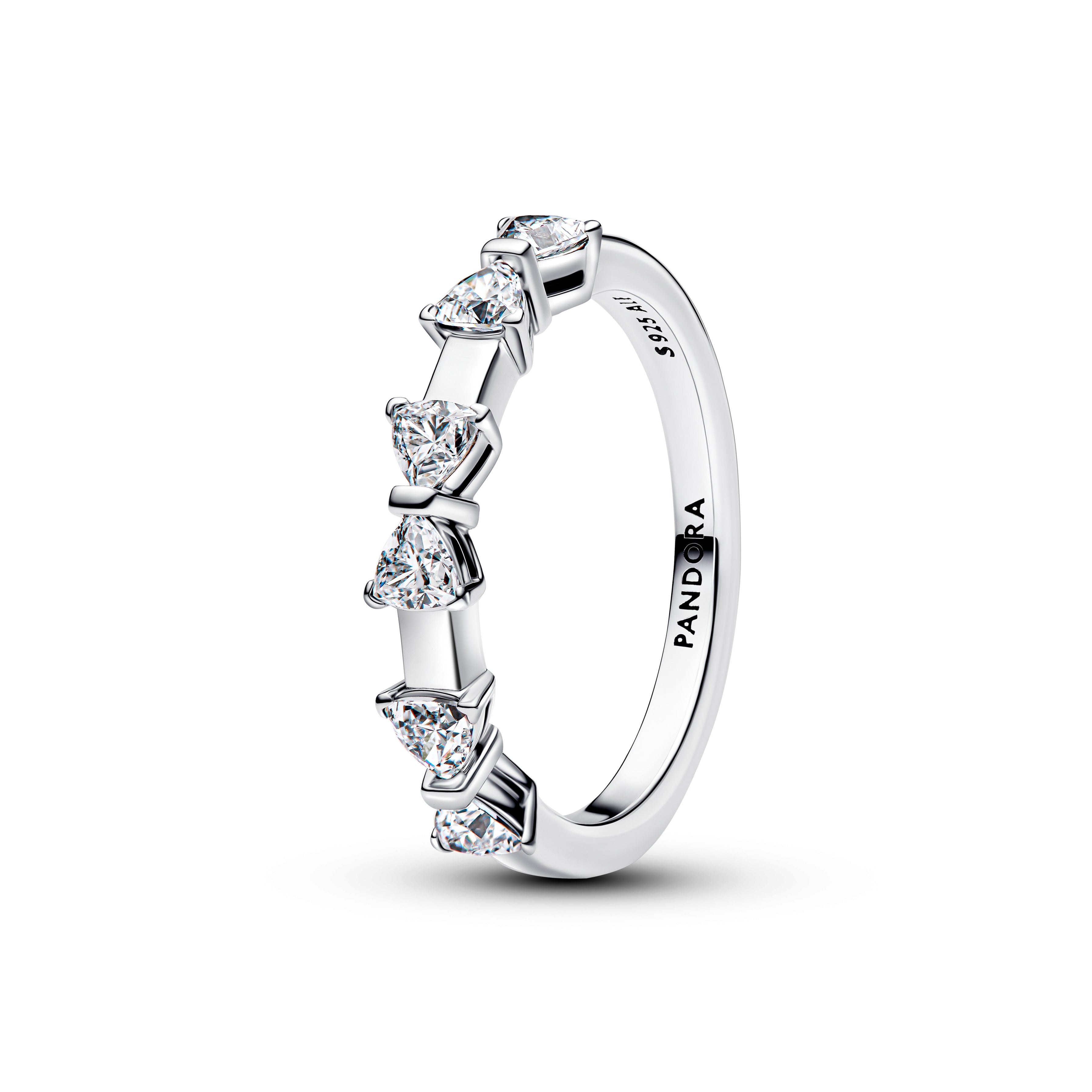 PANDORA Bow Station Ring Cubic Zirconia Rings Statement Ring Jewelry Gift