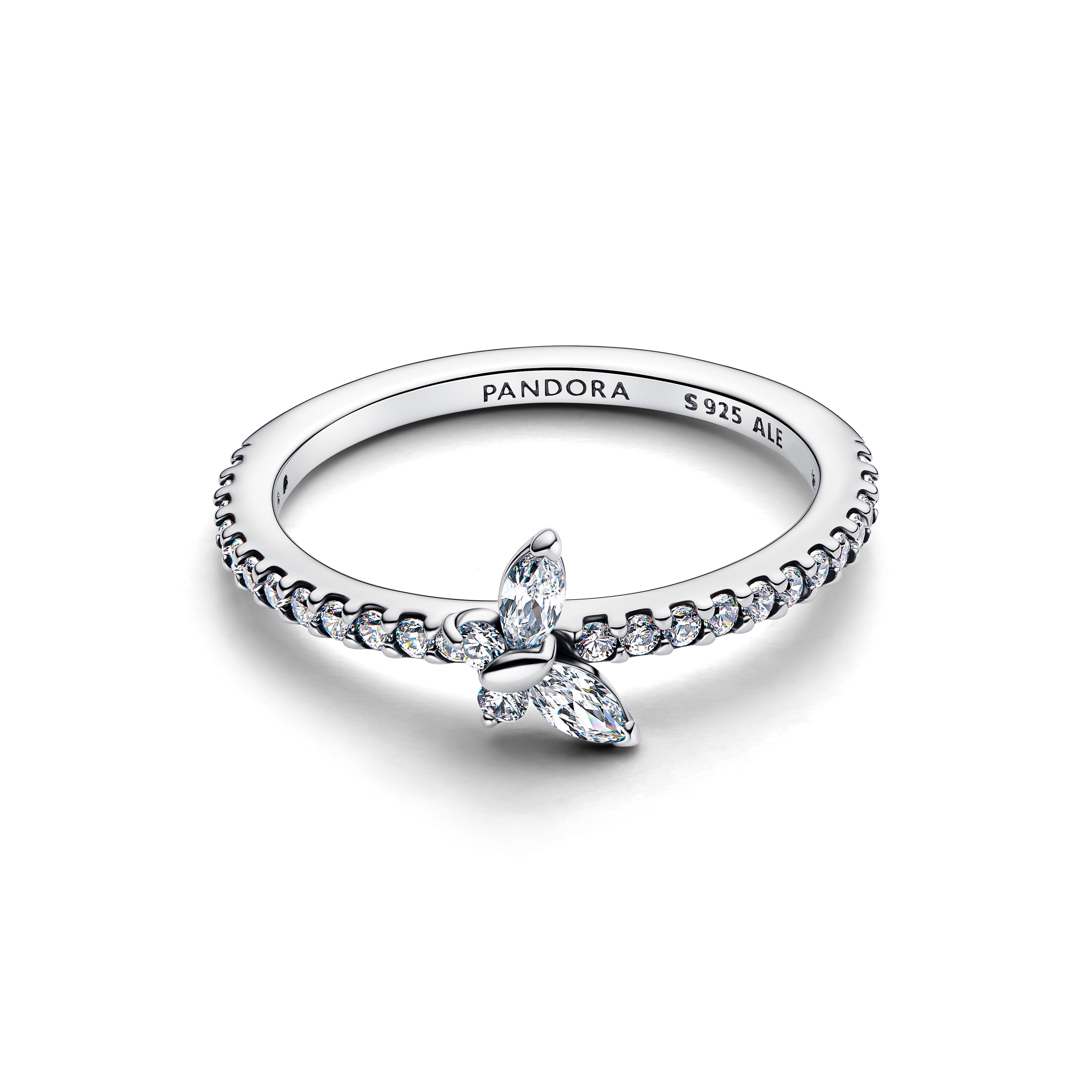 PANDORA Sparkling Butterfly Ring Cubic Zirconia Animals Rings Statement Ring Jewelry Gift