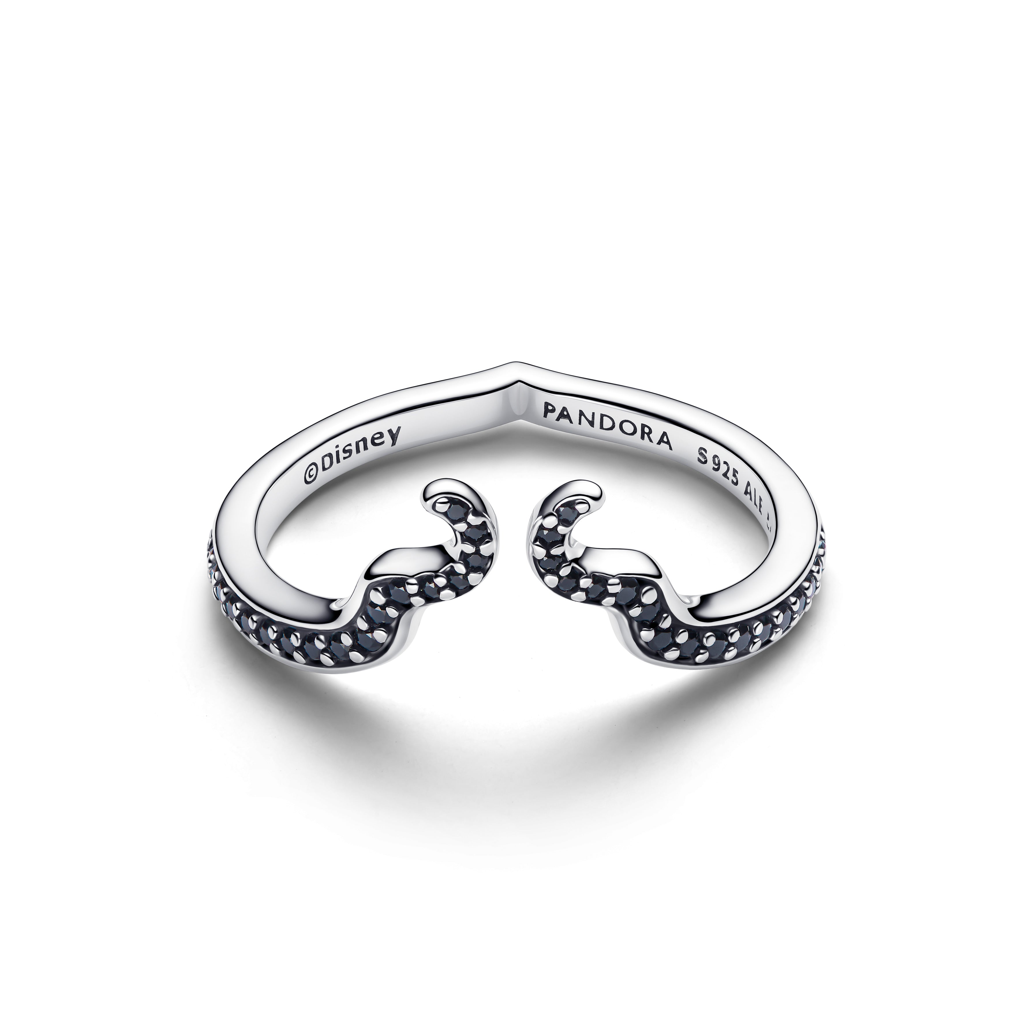 PANDORA Disney Villains Maleficent Ring Man Made Crystal Rings Statement Ring Jewelry Gift
