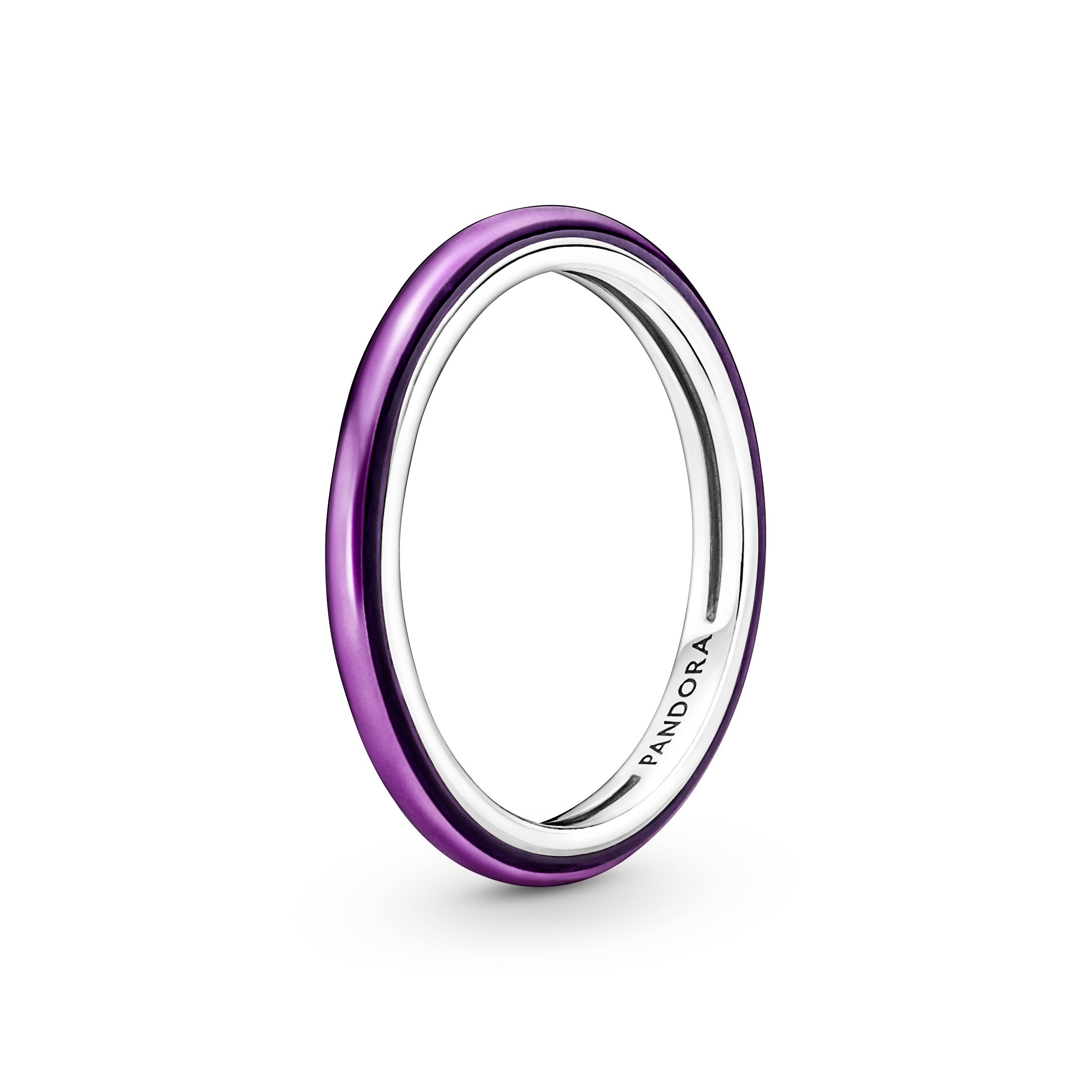 PANDORA ME Shocking Purple Ring Enamel Rings Statement Ring Jewelry Gift