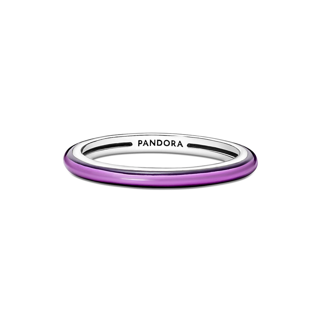 PANDORA ME Shocking Purple Ring Enamel Rings Statement Ring Jewelry Gift