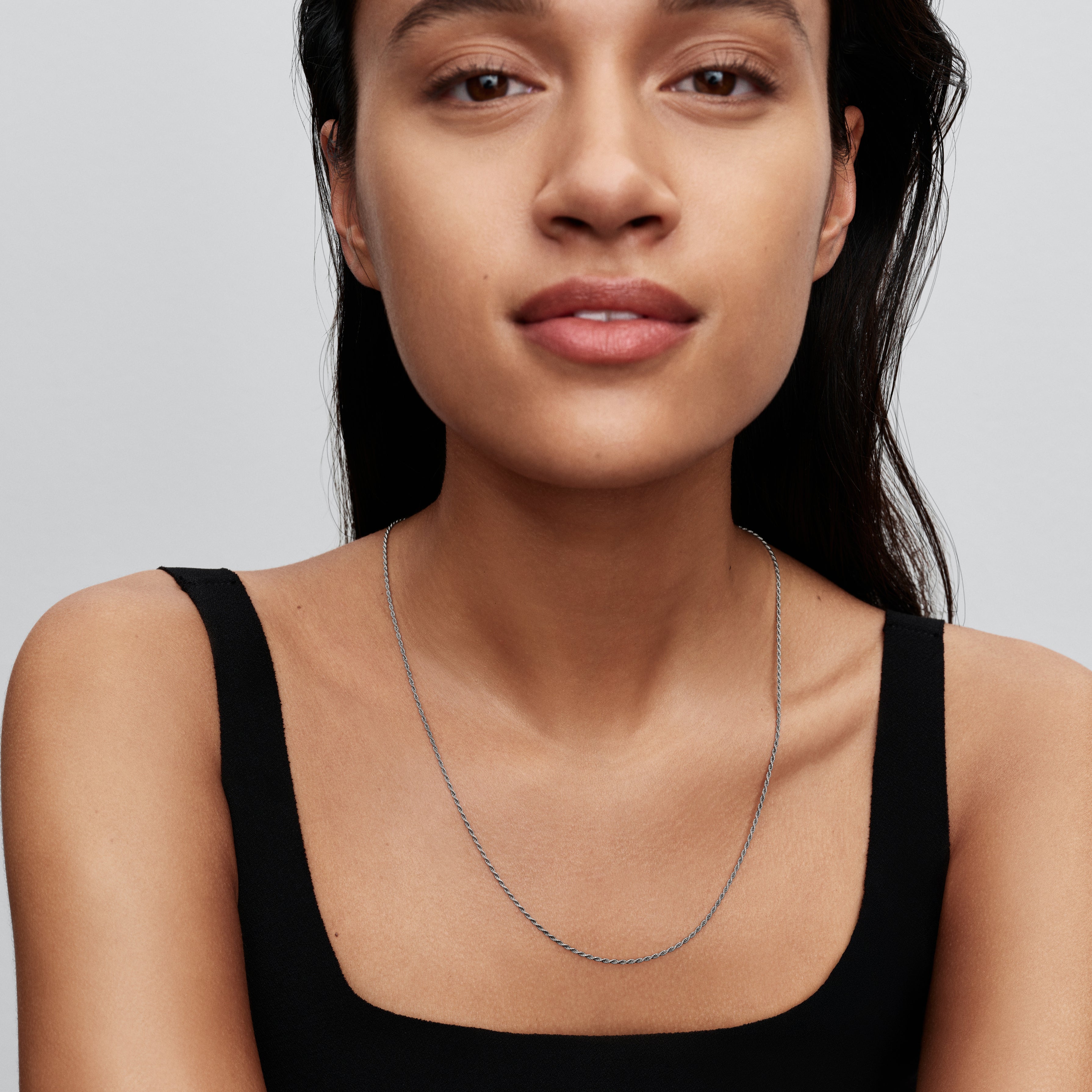PANDORA Rope Chain Necklace Sterling Silver Necklaces Pendant Necklace Jewelry Gift