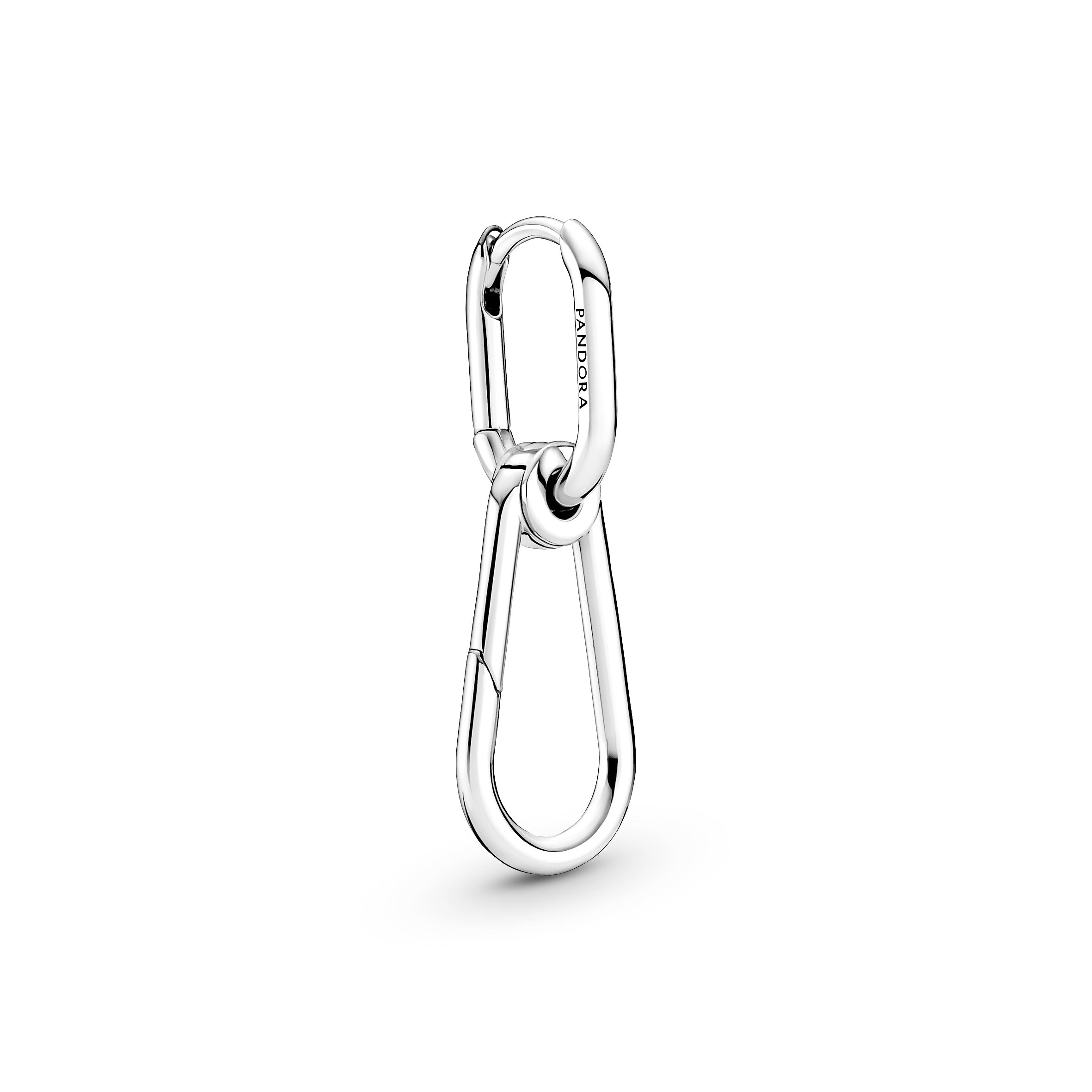 PANDORA ME Hoop Link Earring Sterling Silver Earrings Statement Ring Jewelry Gift