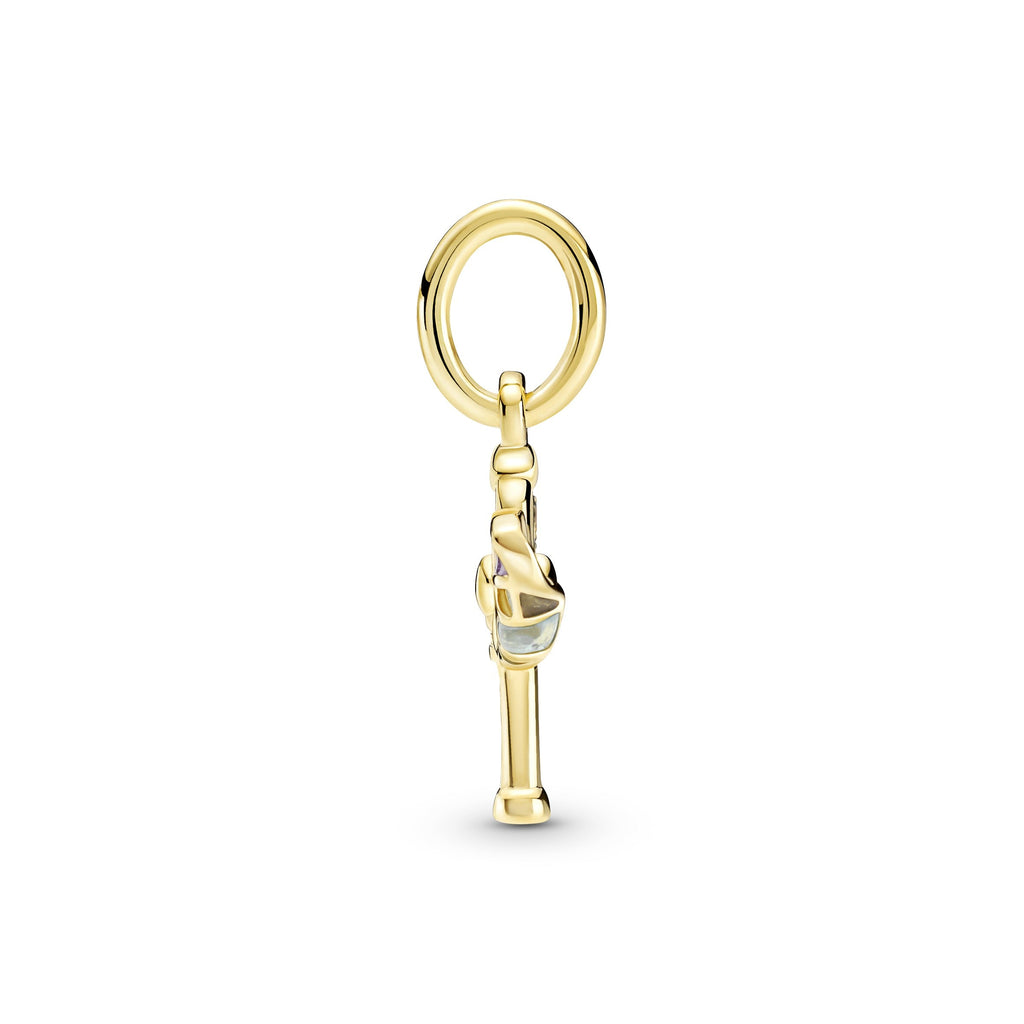 PANDORA Harry Potter Winged Key Pendant 14K Gold Plated Unique Metal Blend Necklaces And Pendants Pendant Necklace Jewelry Gift
