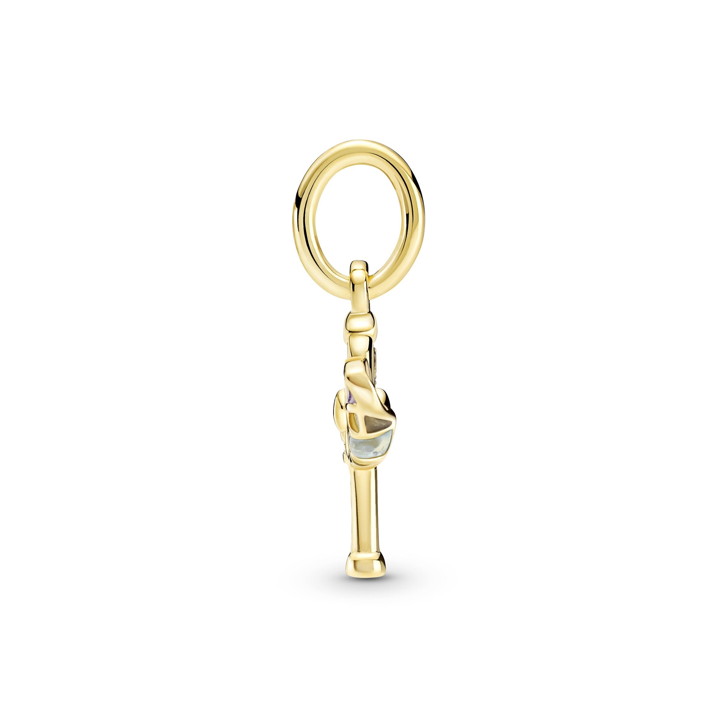 PANDORA Harry Potter Winged Key Pendant 14K Gold Plated Unique Metal Blend Necklaces And Pendants Pendant Necklace Jewelry Gift