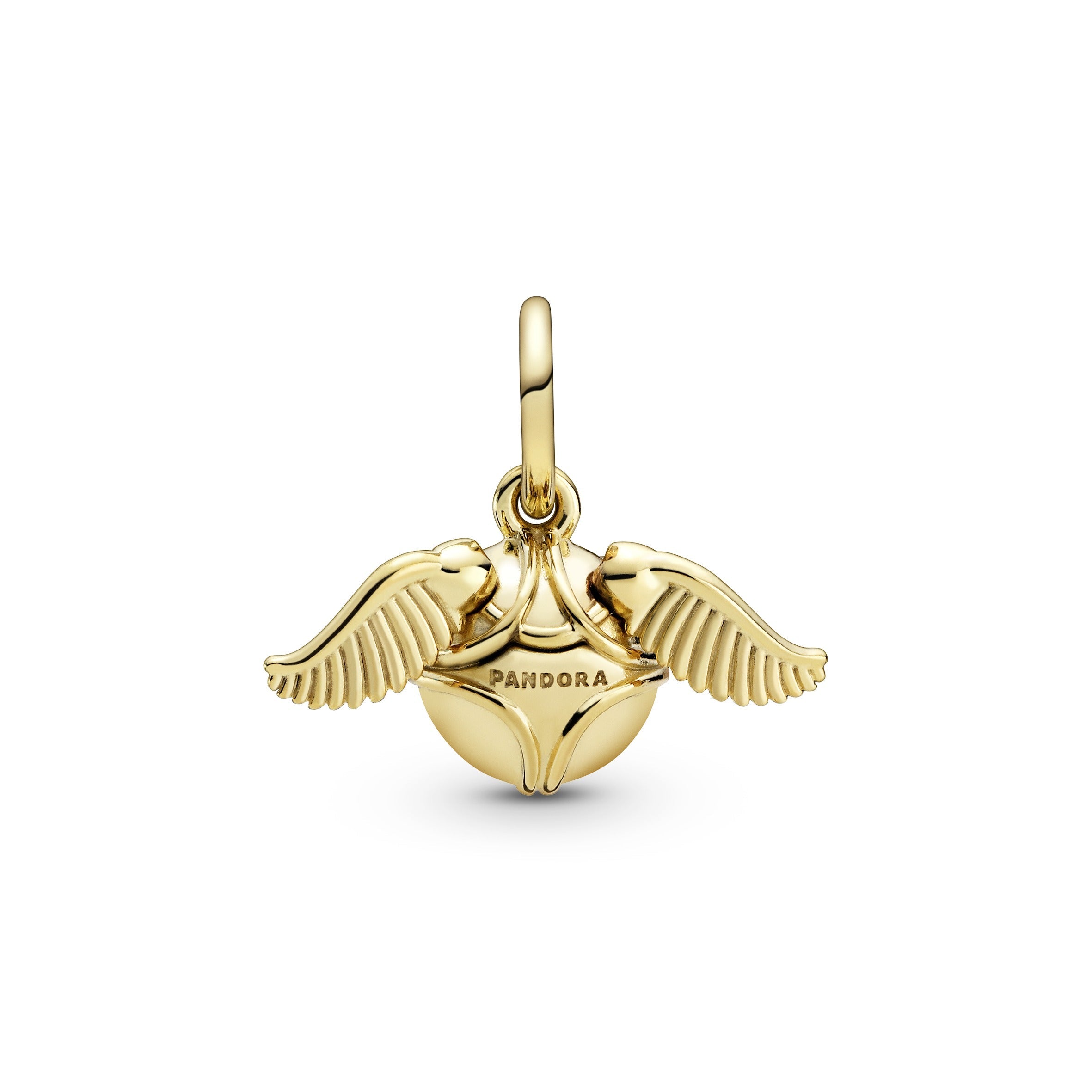 PANDORA Harry Potter Golden Snitch Pendant 14K Gold Plated Unique Metal Blend Necklaces And Pendants Pendant Necklace Jewelry Gift