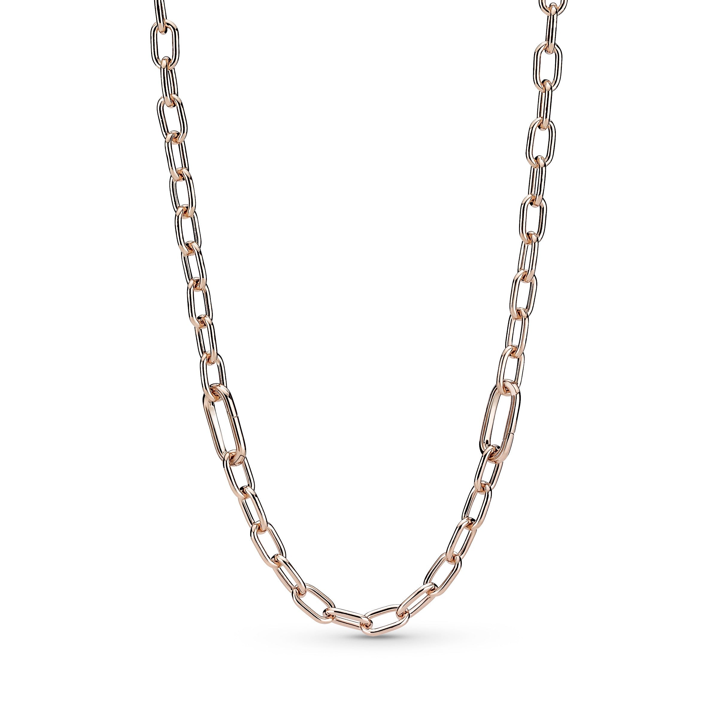 PANDORA ME Link Chain Necklace 14K Rose Gold Plated Unique Metal Blend Necklaces And Pendants Pendant Necklace Jewelry Gift