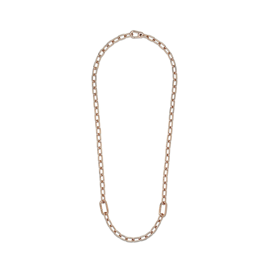 PANDORA ME Link Chain Necklace 14K Rose Gold Plated Unique Metal Blend Necklaces And Pendants Pendant Necklace Jewelry Gift