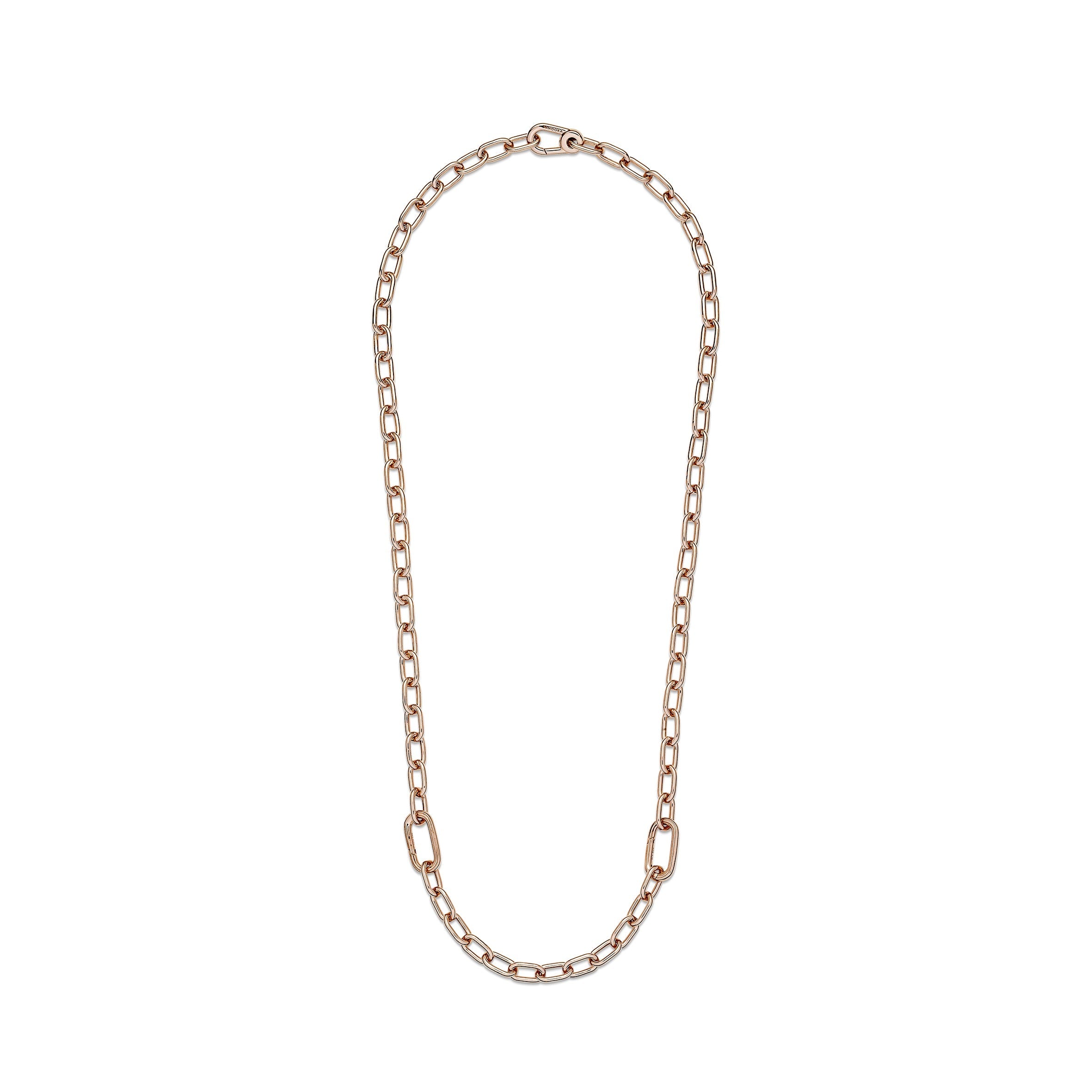 PANDORA ME Link Chain Necklace 14K Rose Gold Plated Unique Metal Blend Necklaces And Pendants Pendant Necklace Jewelry Gift