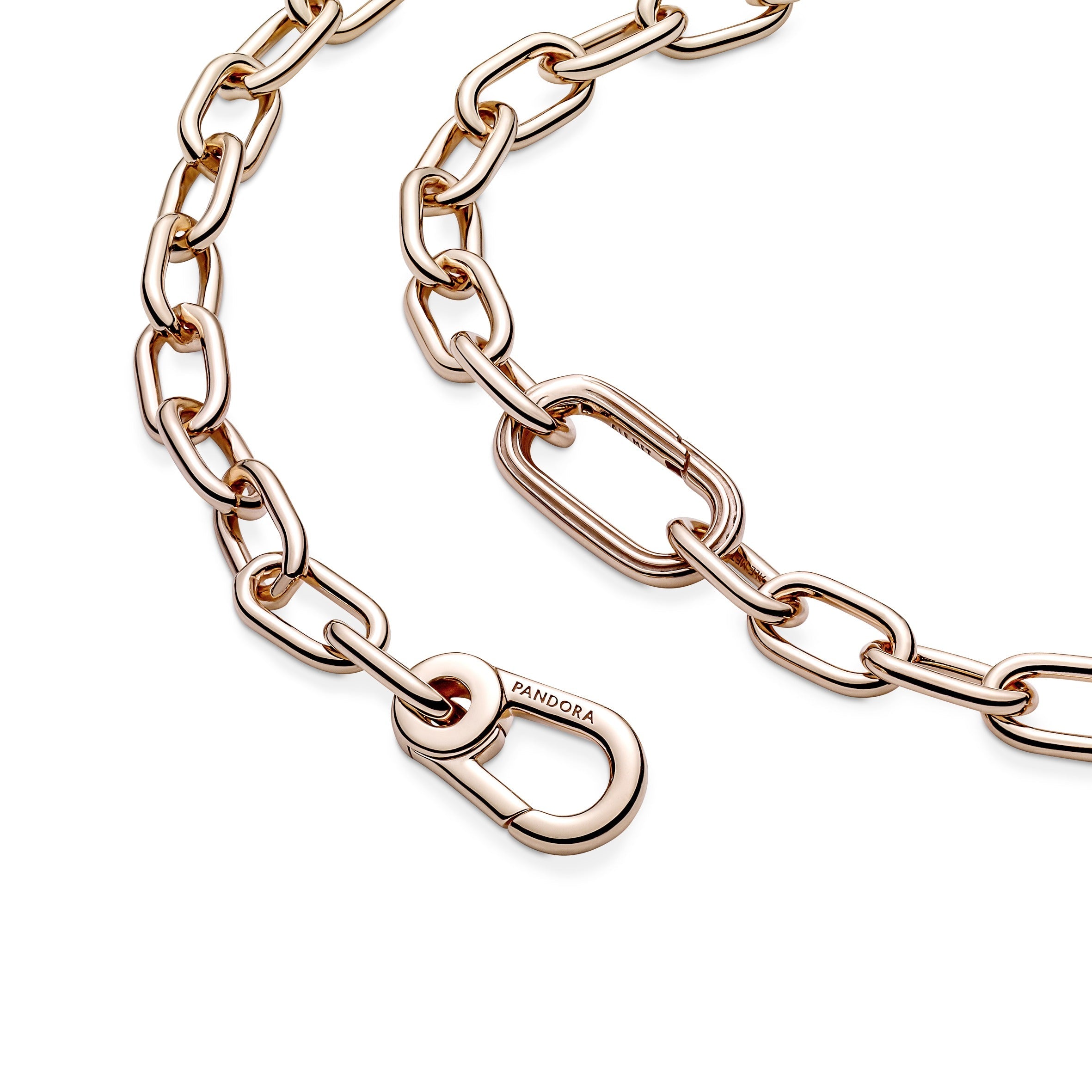 PANDORA ME Link Chain Necklace 14K Rose Gold Plated Unique Metal Blend Necklaces And Pendants Pendant Necklace Jewelry Gift