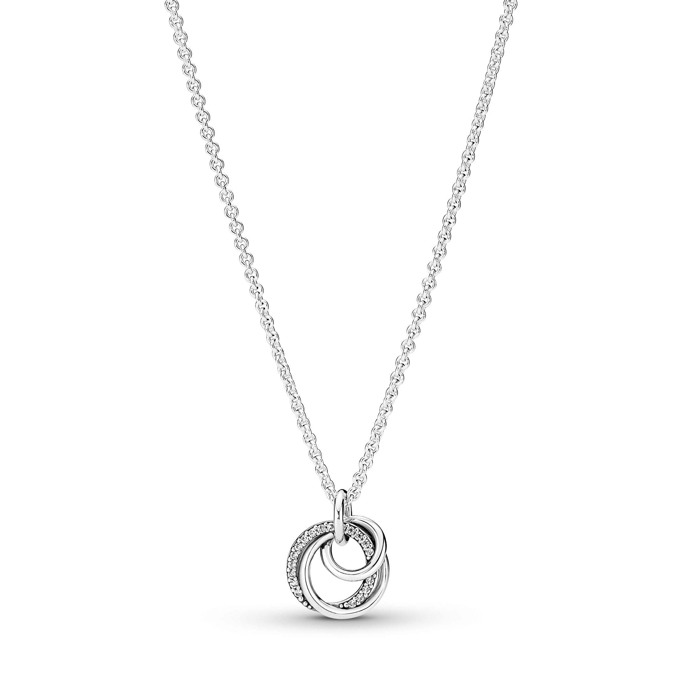 PANDORA Family Always Encircled Pendant Necklace Cubic Zirconia Family And Friends Necklaces And Pendants Jewelry Gift