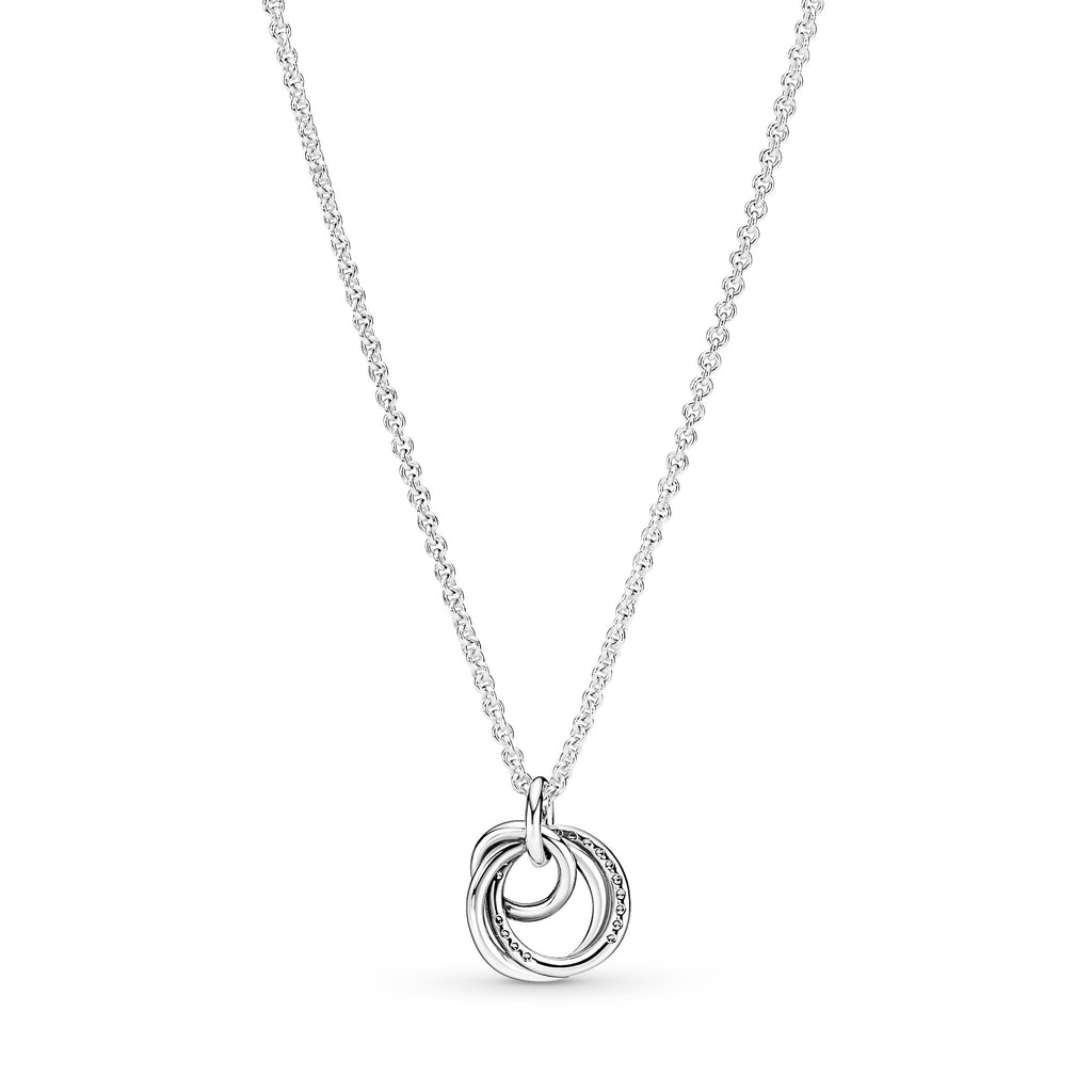 PANDORA Family Always Encircled Pendant Necklace Cubic Zirconia Family And Friends Necklaces And Pendants Jewelry Gift