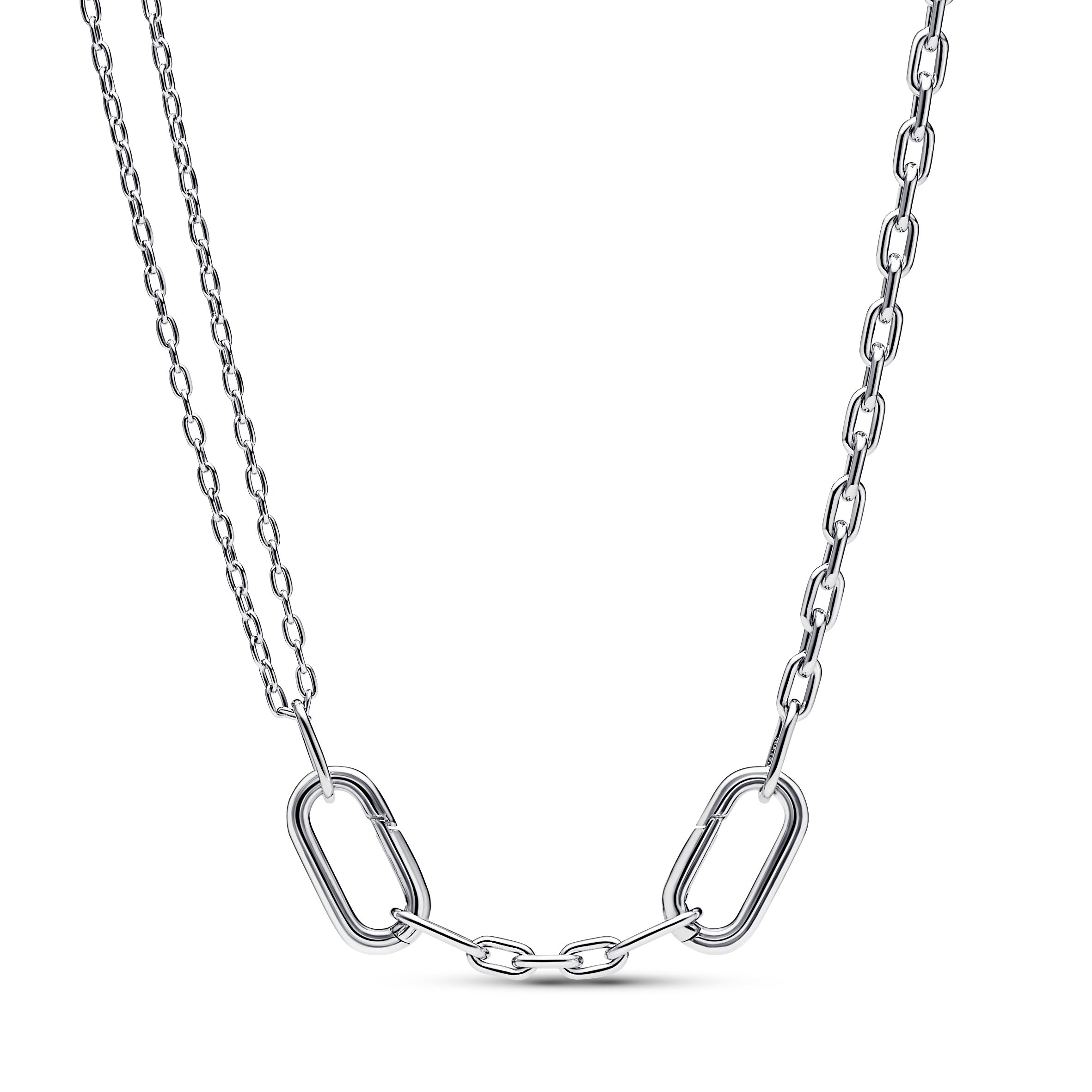 PANDORA ME Double Link Chain Necklace Sterling Silver Necklaces And Pendants Pendant Necklace Jewelry Gift