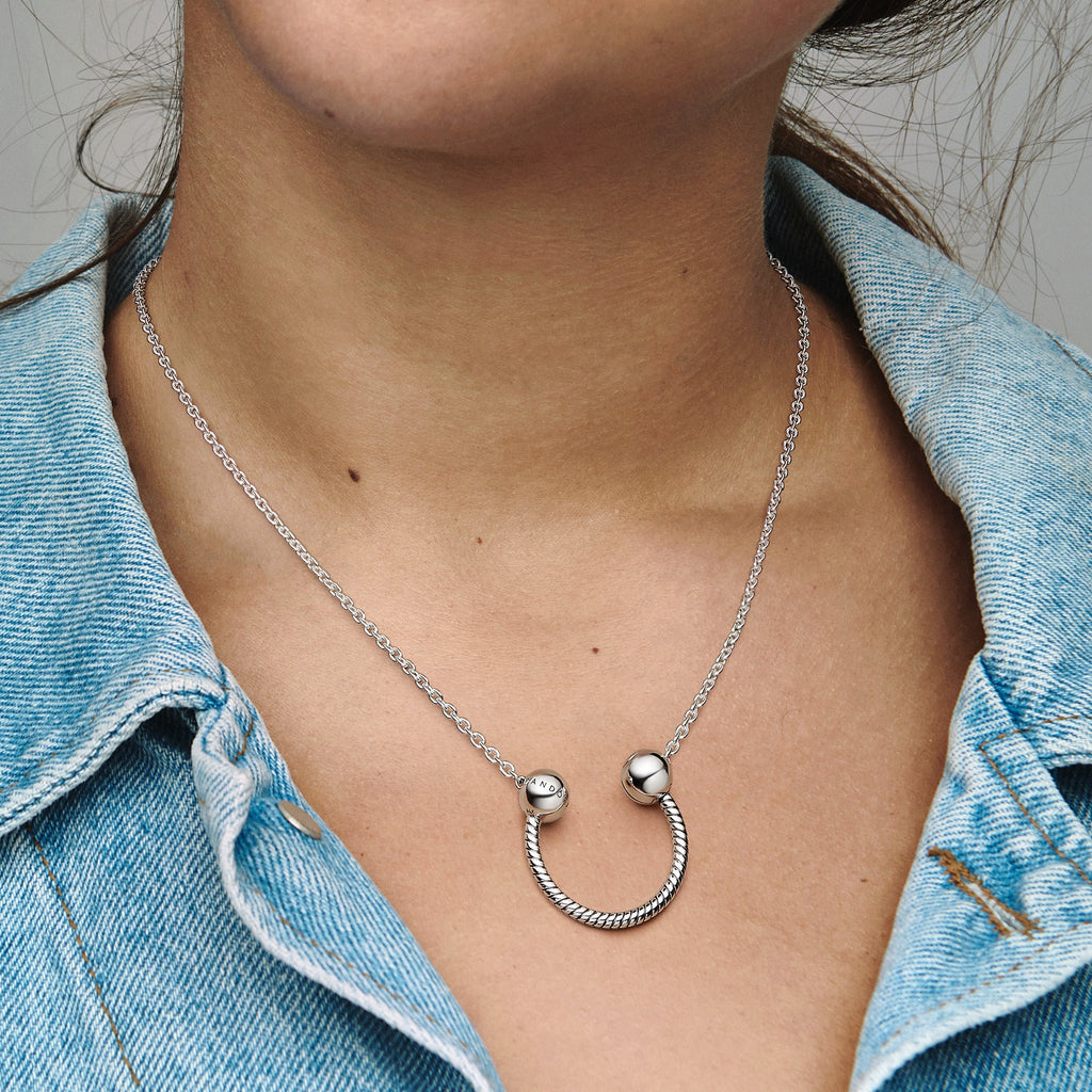 PANDORA Moments U-shape Charm Pendant Necklace Necklaces And Pendants Bracelet Charm Jewelry Gift