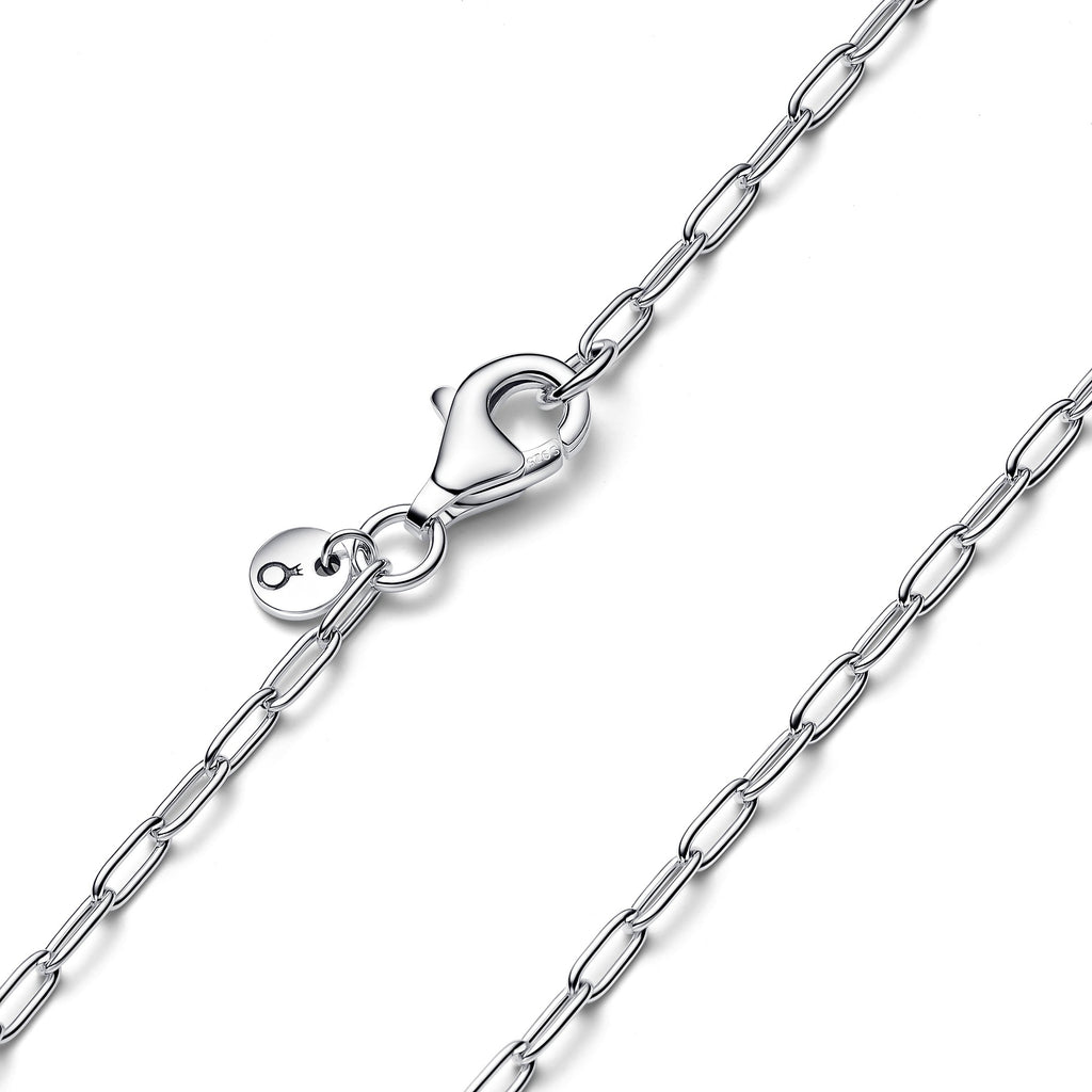PANDORA Elongated Link Chain Necklace Sterling Silver Necklaces Pendant Necklace Jewelry Gift