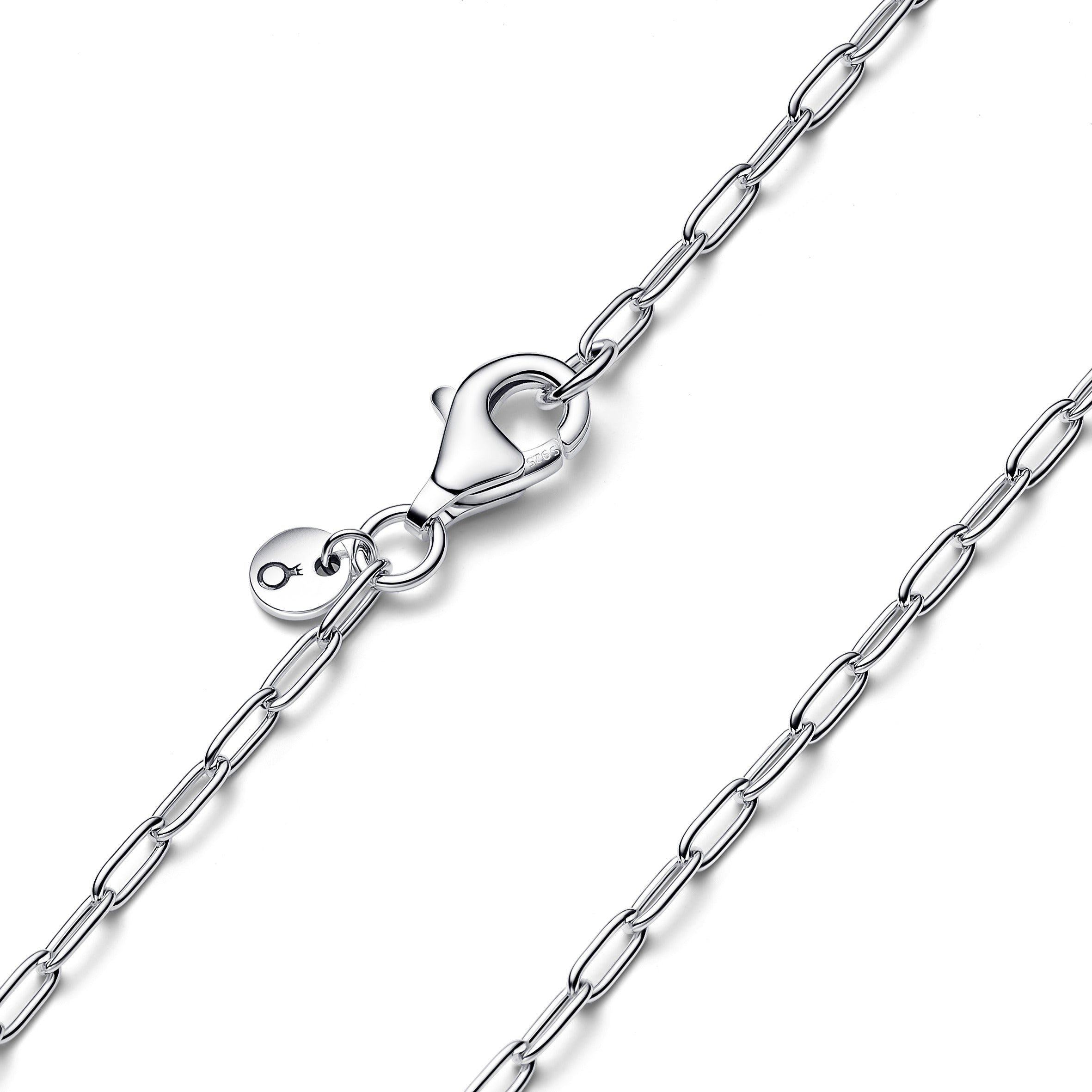 PANDORA Elongated Link Chain Necklace Sterling Silver Necklaces Pendant Necklace Jewelry Gift