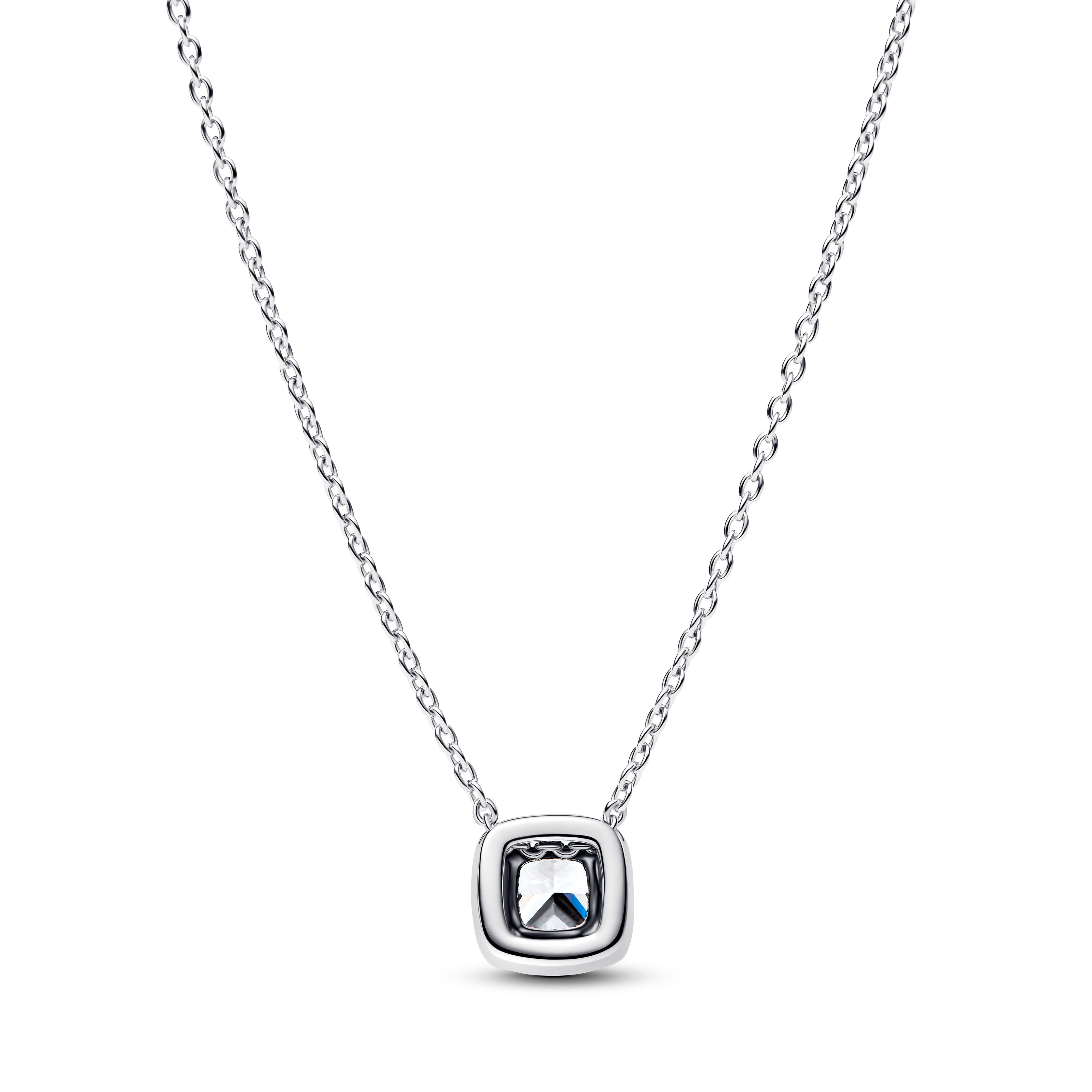 PANDORA Halo Pendant Collier Necklace Cubic Zirconia Weddings Necklaces Pendant Necklace Jewelry Gift