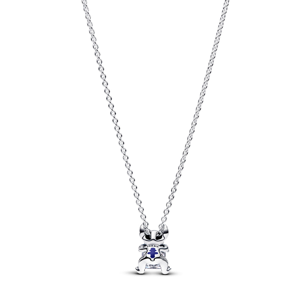 PANDORA Disney Stitch Collier Necklace Cubic Zirconia Disney X PANDORA Necklaces And Pendants Pendant Necklace Jewelry Gift