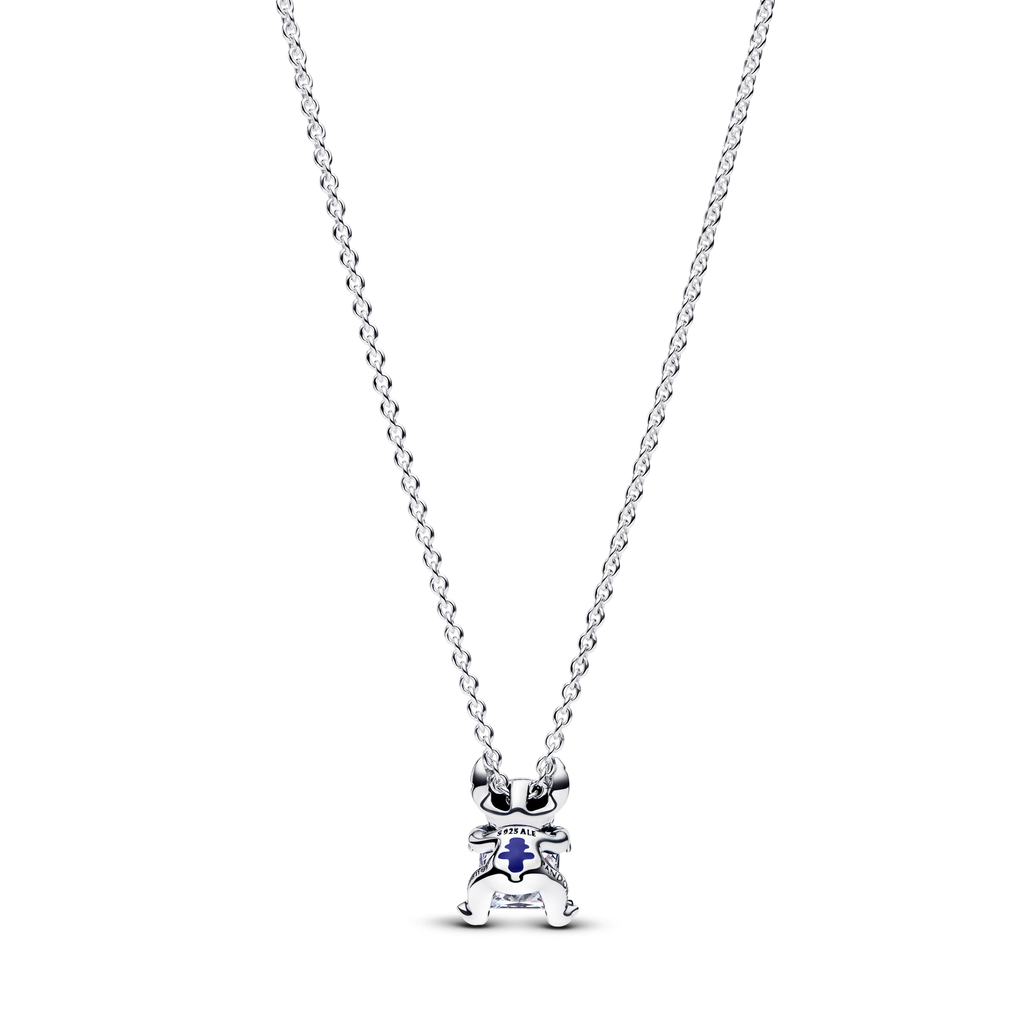 PANDORA Disney Stitch Collier Necklace Cubic Zirconia Disney X PANDORA Necklaces And Pendants Pendant Necklace Jewelry Gift