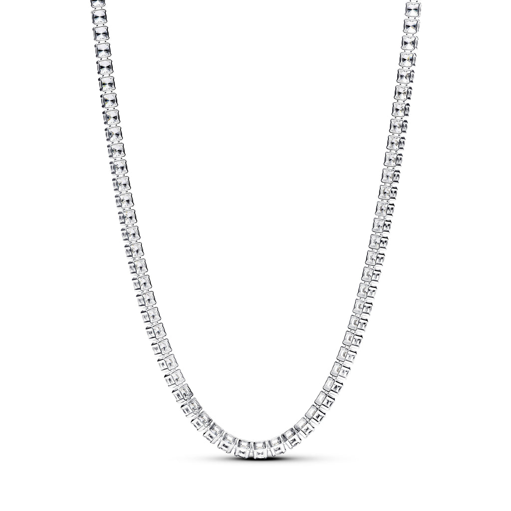 PANDORA Tennis Choker Necklace Cubic Zirconia Necklaces Pendant Necklace Jewelry Gift