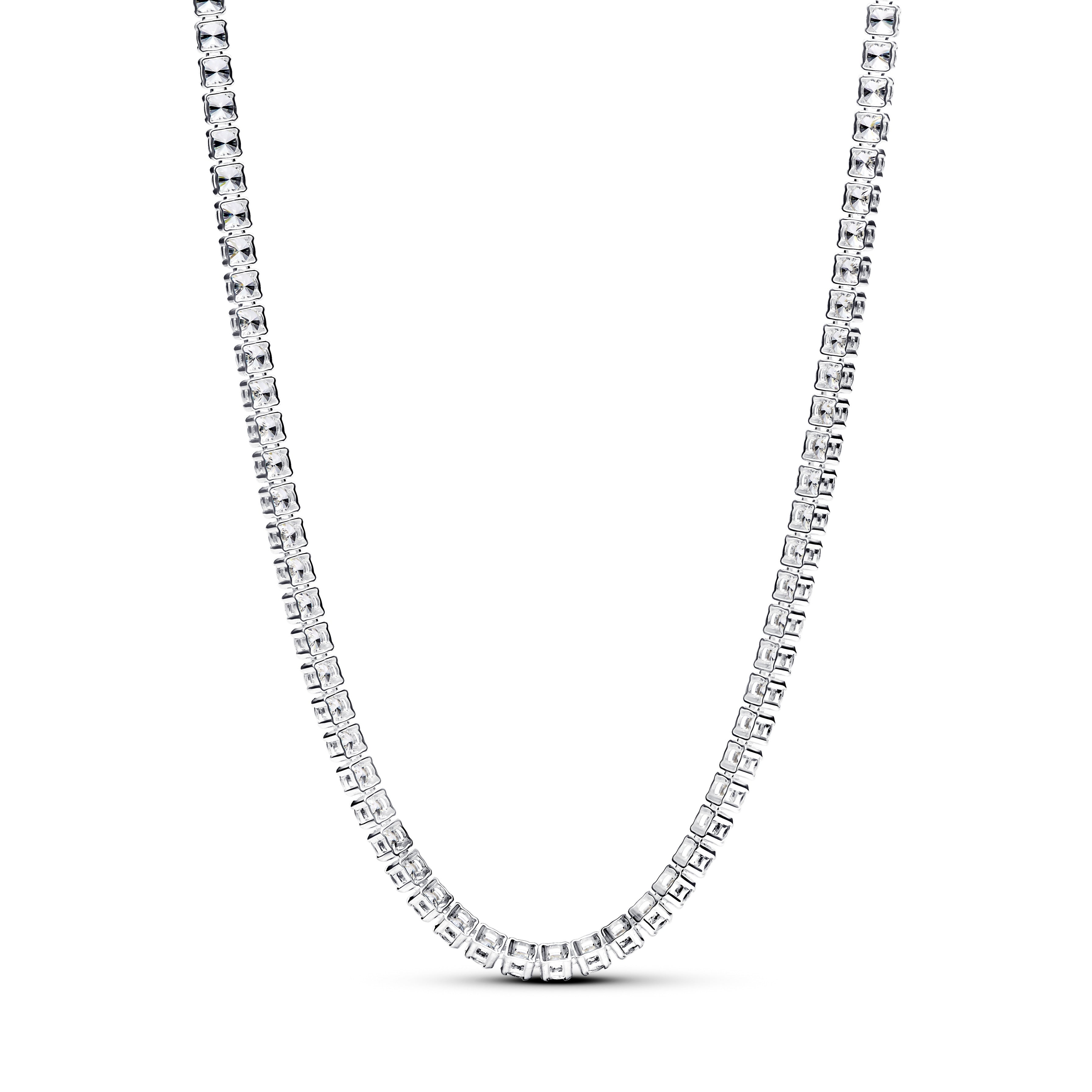 PANDORA Tennis Choker Necklace Cubic Zirconia Necklaces Pendant Necklace Jewelry Gift