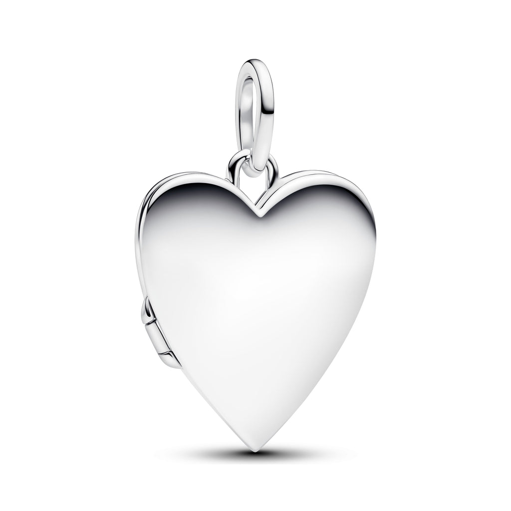 PANDORA Engravable Openable Heart Tag Pendant Sterling Silver Charms Bracelet Charm Jewelry Gift