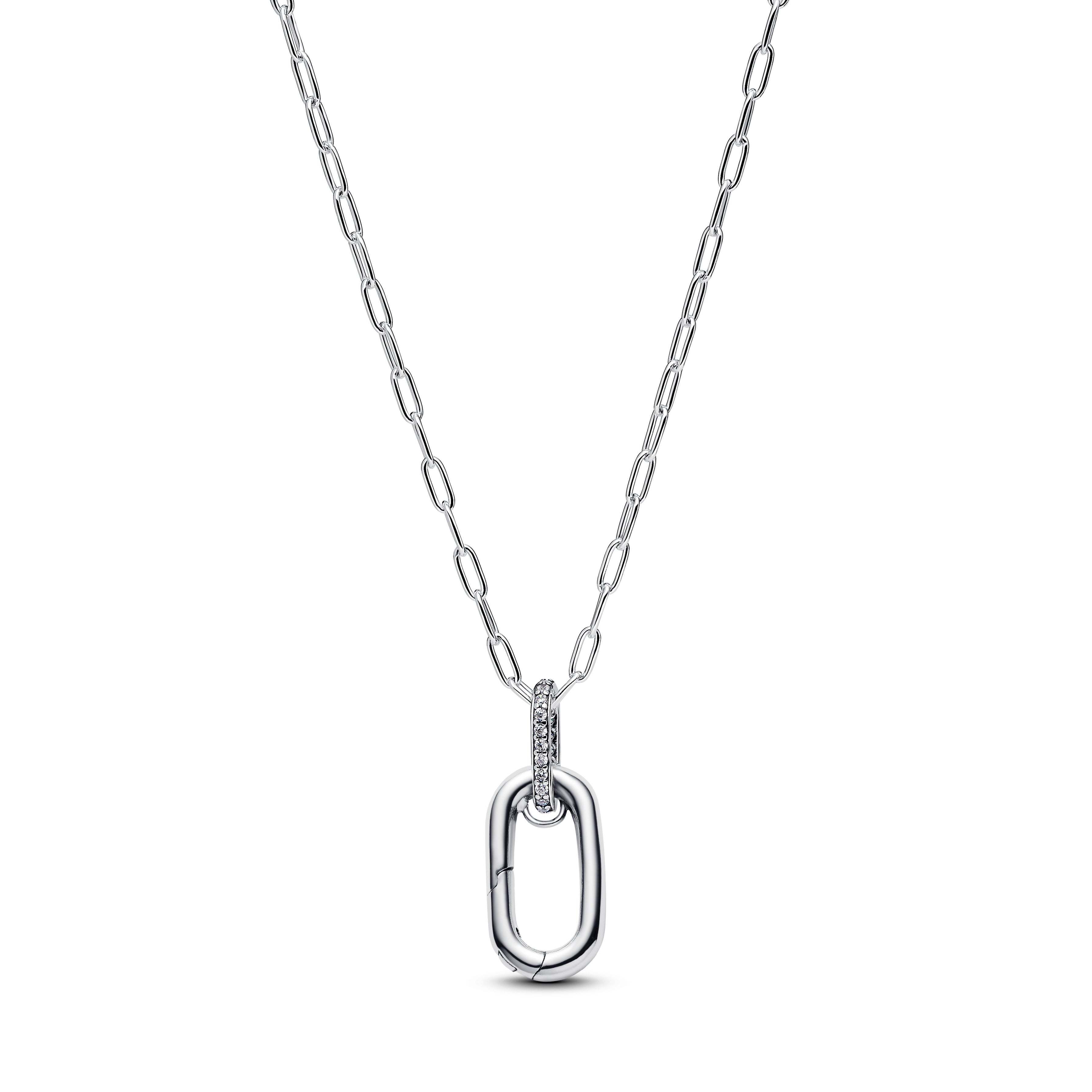 PANDORA Openable Link Pendant Necklace Cubic Zirconia Necklaces And Pendants Jewelry Gift
