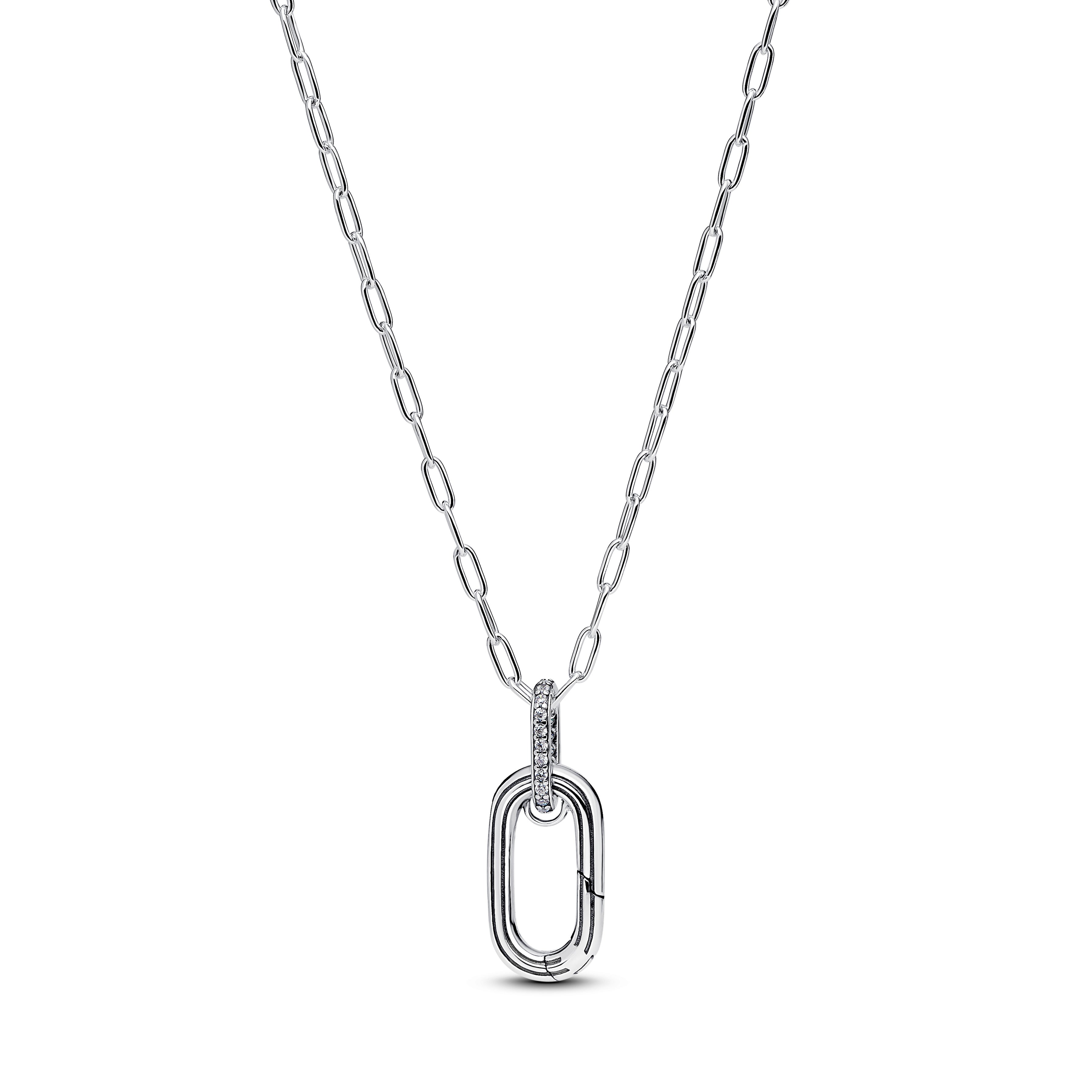 PANDORA Openable Link Pendant Necklace Cubic Zirconia Necklaces And Pendants Jewelry Gift