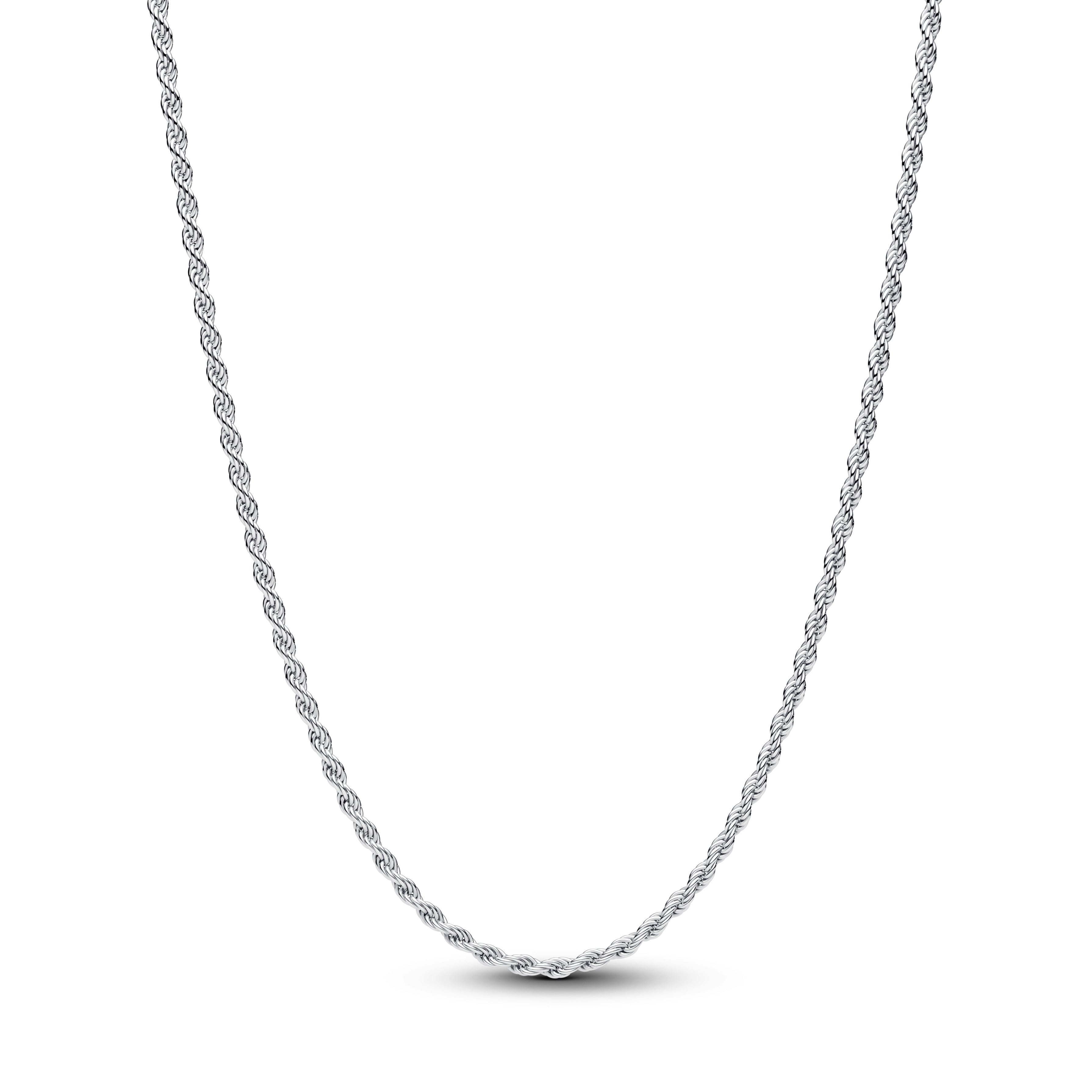 PANDORA Rope Chain Necklace Sterling Silver Necklaces Pendant Necklace Jewelry Gift