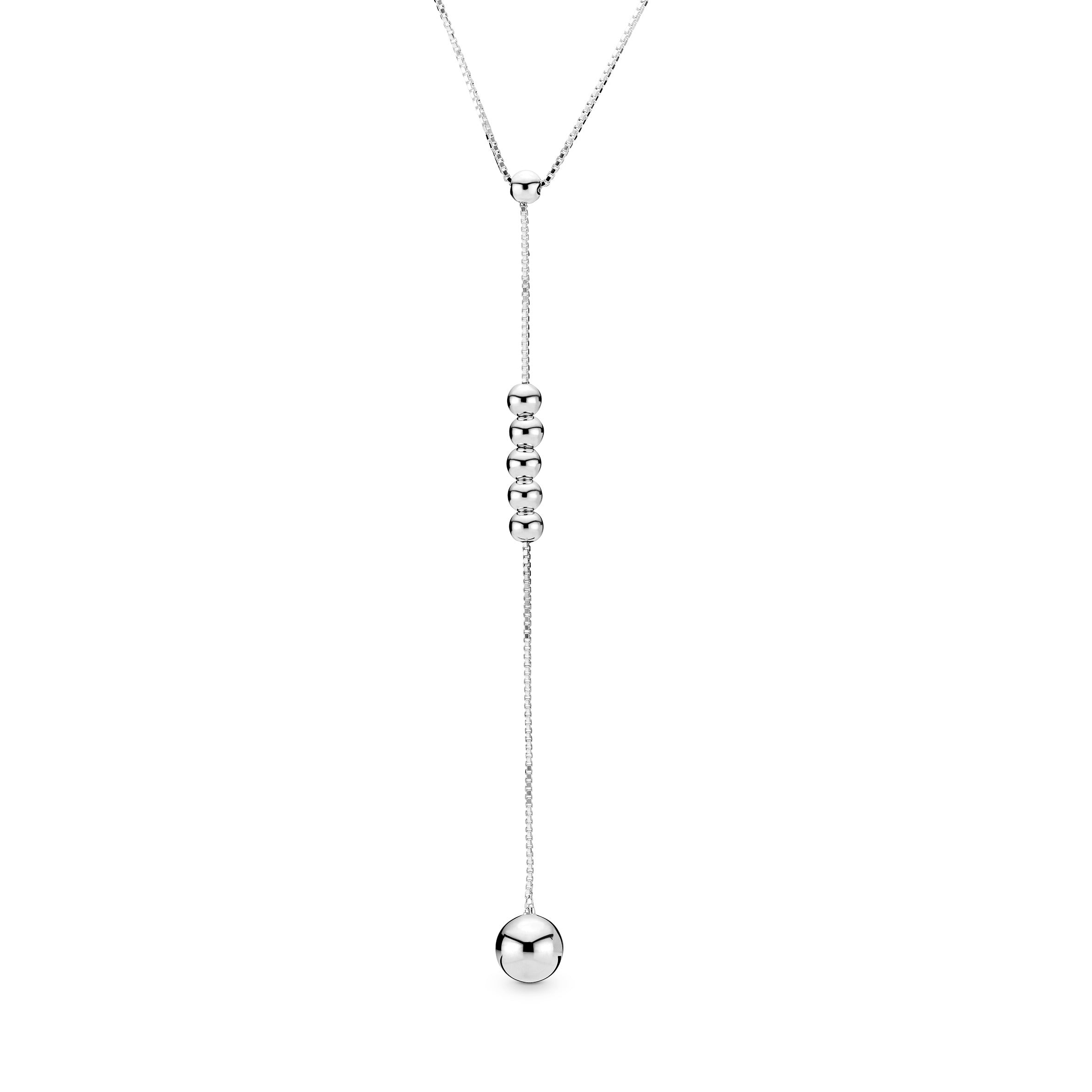 PANDORA String Of Beads Y- Necklace Sterling Silver Necklaces And Pendants Statement Ring Jewelry Gift