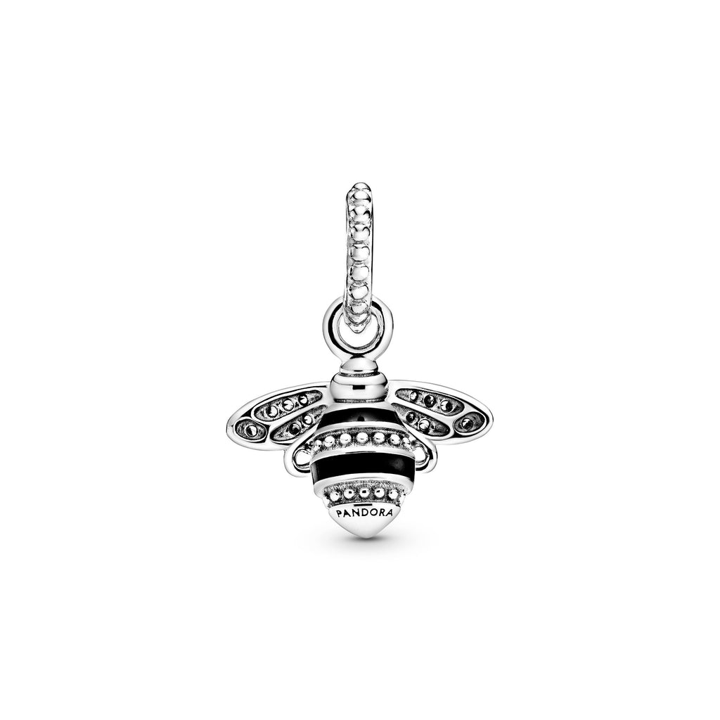 PANDORA Sparkling Queen Bee Pendant Cubic Zirconia Black Animals Necklaces And Pendants Pendant Necklace Jewelry Gift