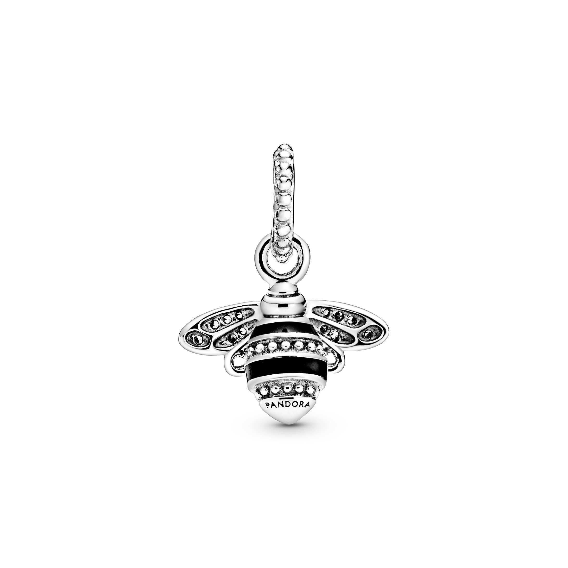 PANDORA Sparkling Queen Bee Pendant Cubic Zirconia Black Animals Necklaces And Pendants Pendant Necklace Jewelry Gift