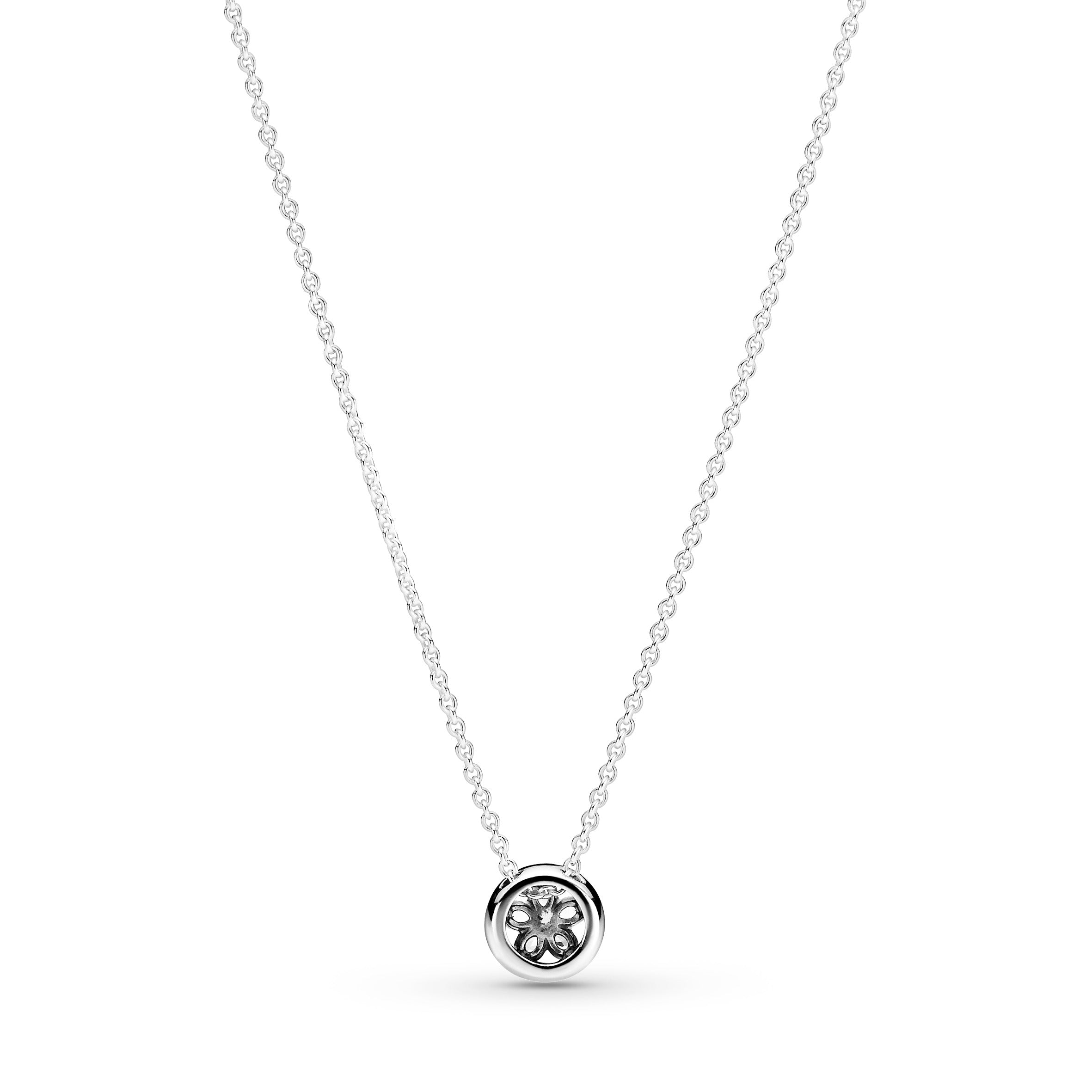 PANDORA Sparkling Snowflake Collier Necklace Cubic Zirconia Silver Nature Necklaces And Pendants Pendant Necklace Jewelry Gift